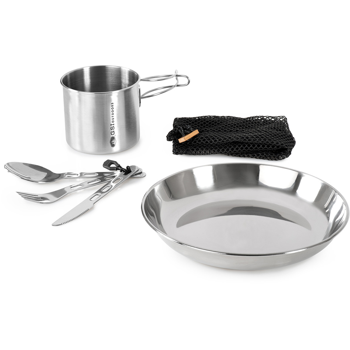 GSI Glacier Stainless Essgeschirr Set von GSI