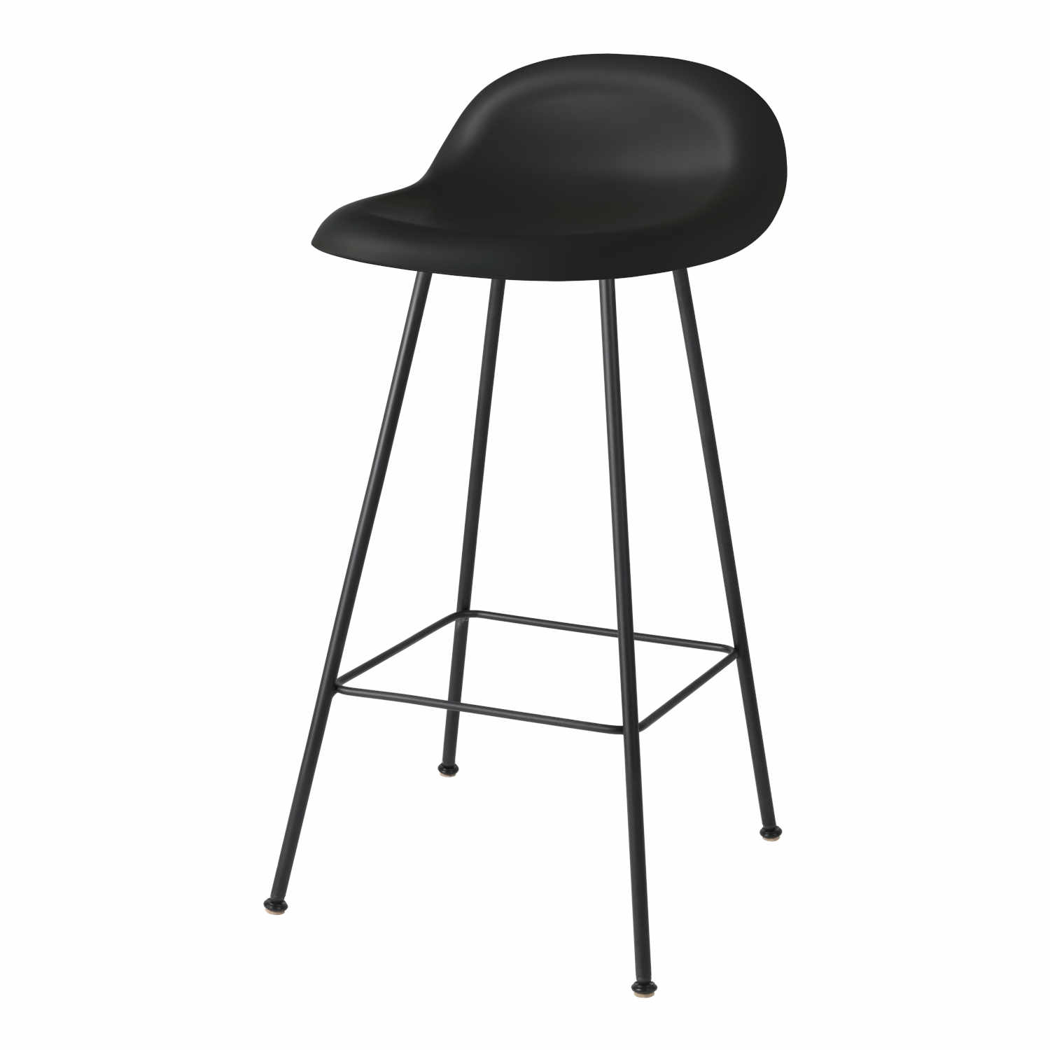 3D Bar/Counter Stool Center Barhocker, Grösse sitzhöhe 76 cm von GUBI