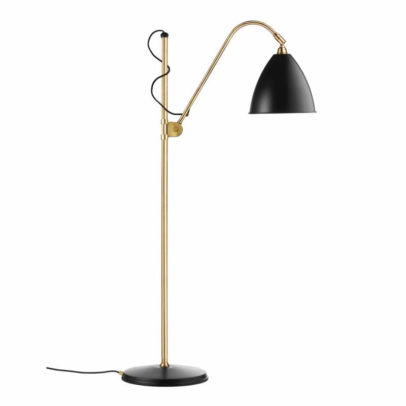 BL3 Floor Lamp Stehleuchte, Farbe soft black semi matt, Lampenschirm d. 21 cm von GUBI