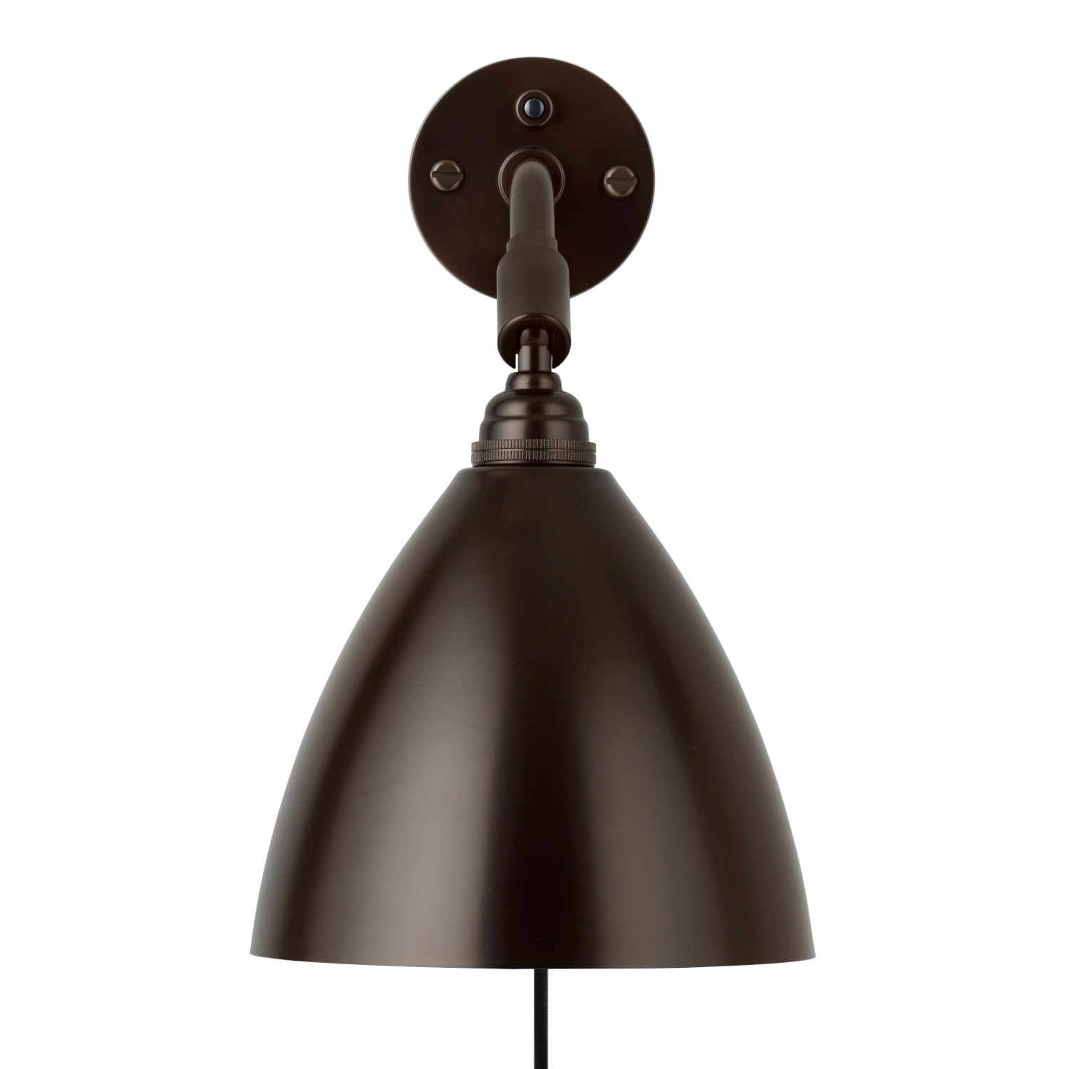 BL7 Wall Black Lamp Wandleuchte, Farbe black brass von GUBI