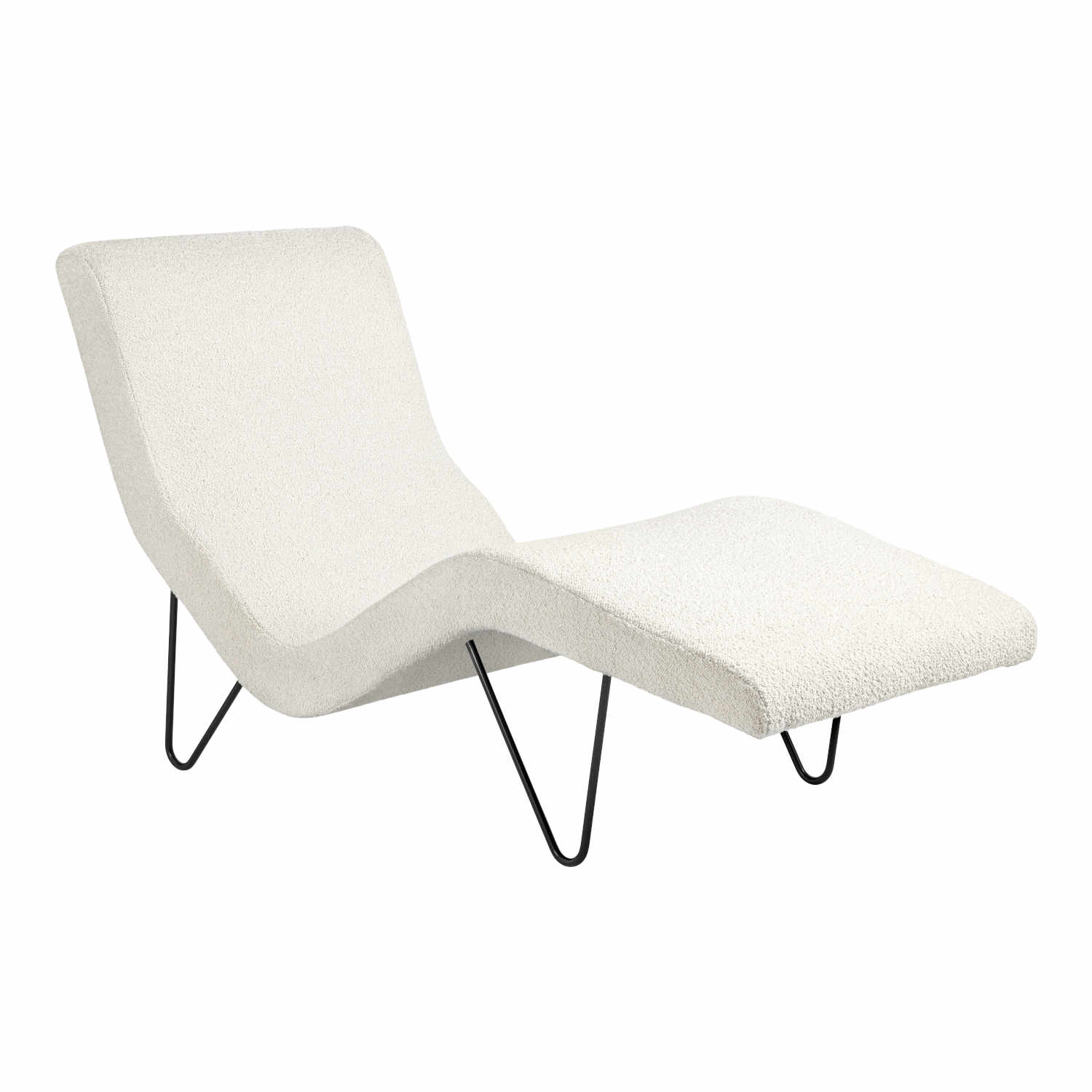 GMG Chaise Longue Liege, Bezug kvadrat remix 0133 stoff von GUBI