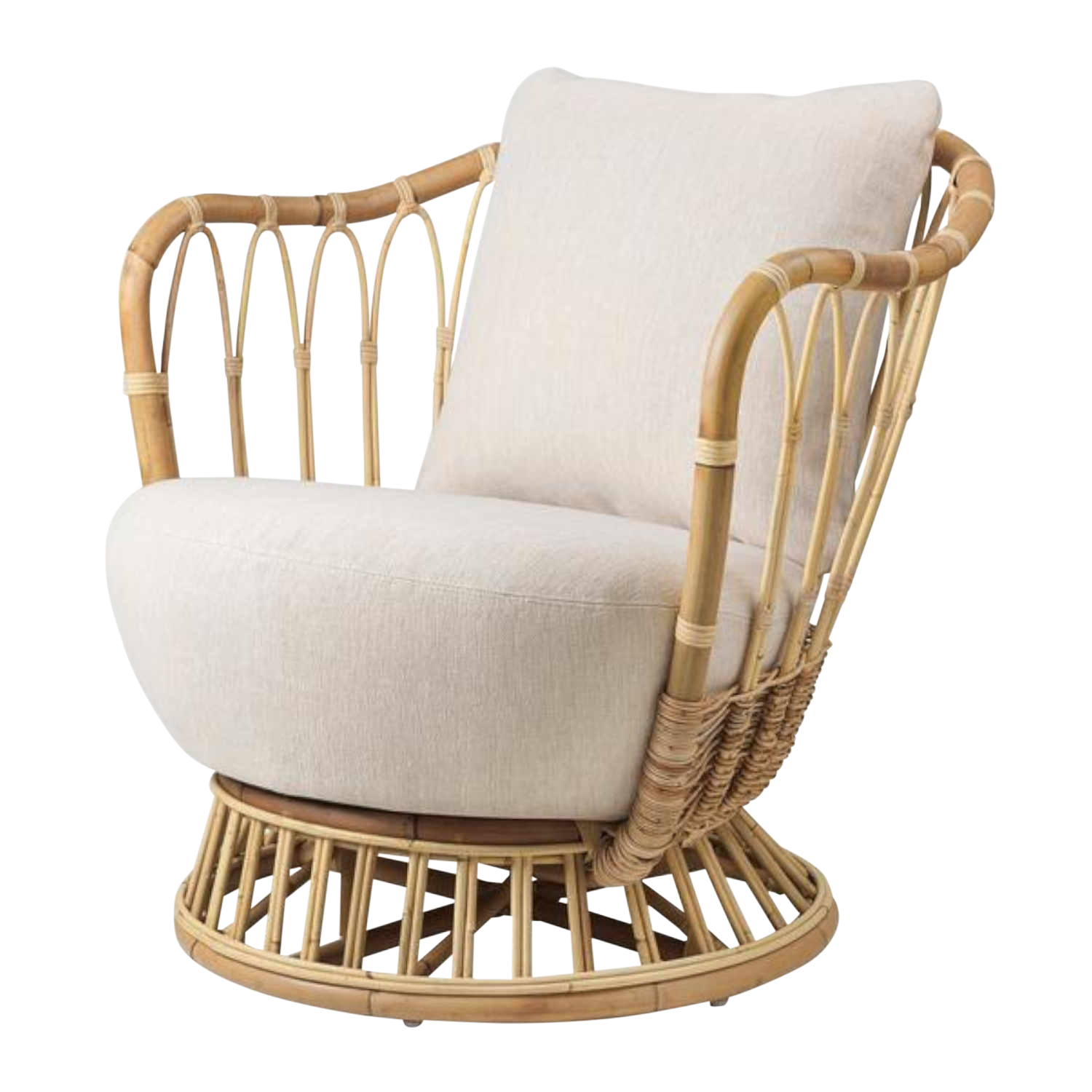 Grace Lounge Chair Sessel, Bezug kvadrat remix 0123 stoff von GUBI