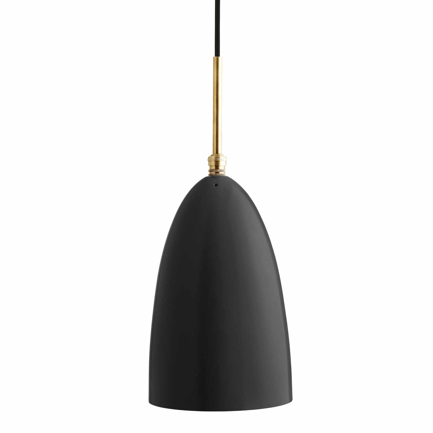 Gräshoppa Pendant Lamp Pendelleuchte, Farbe black semi matt von GUBI