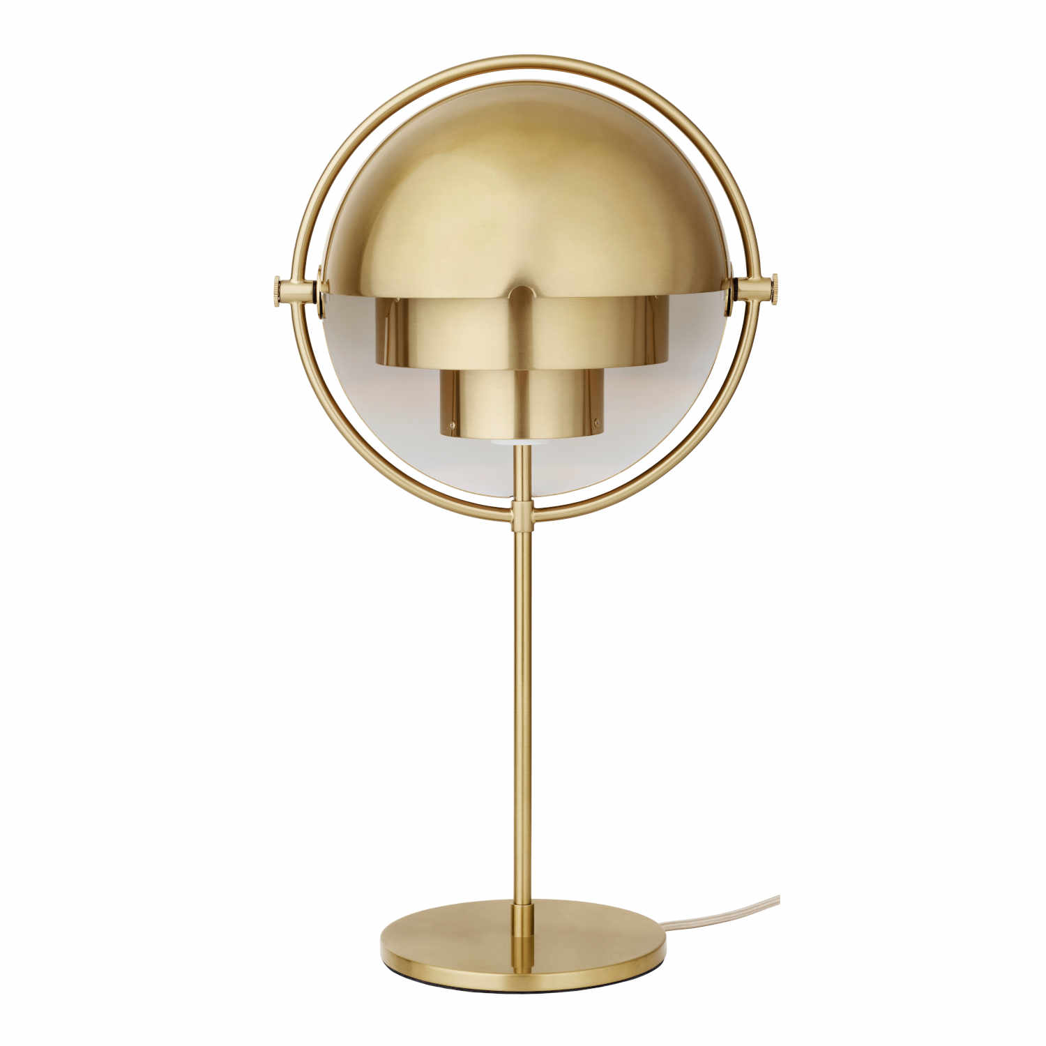 Multi-Lite Table Brass Lamp Tischleuchte, Farbe white semi matt von GUBI