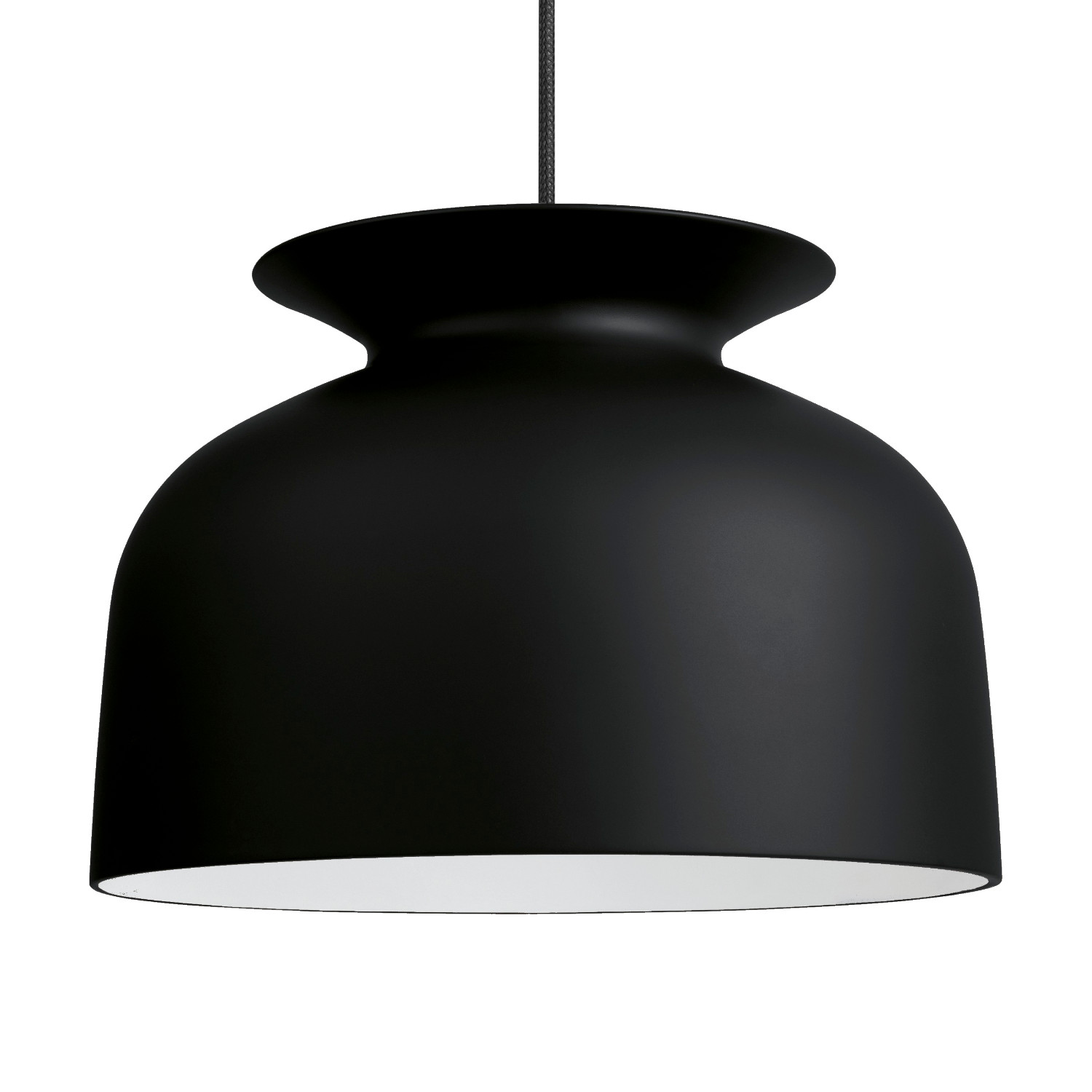 Ronde Pendant Pendelleuchte, Grösse ø 20 cm, Farbe soft black matt von GUBI