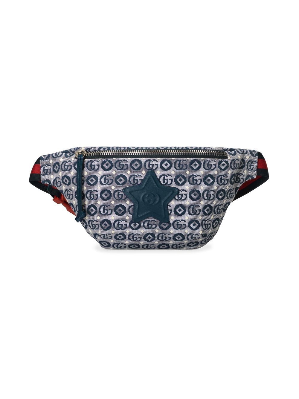 Gucci Kids logo-jacquard belt bag - Blue von Gucci Kids