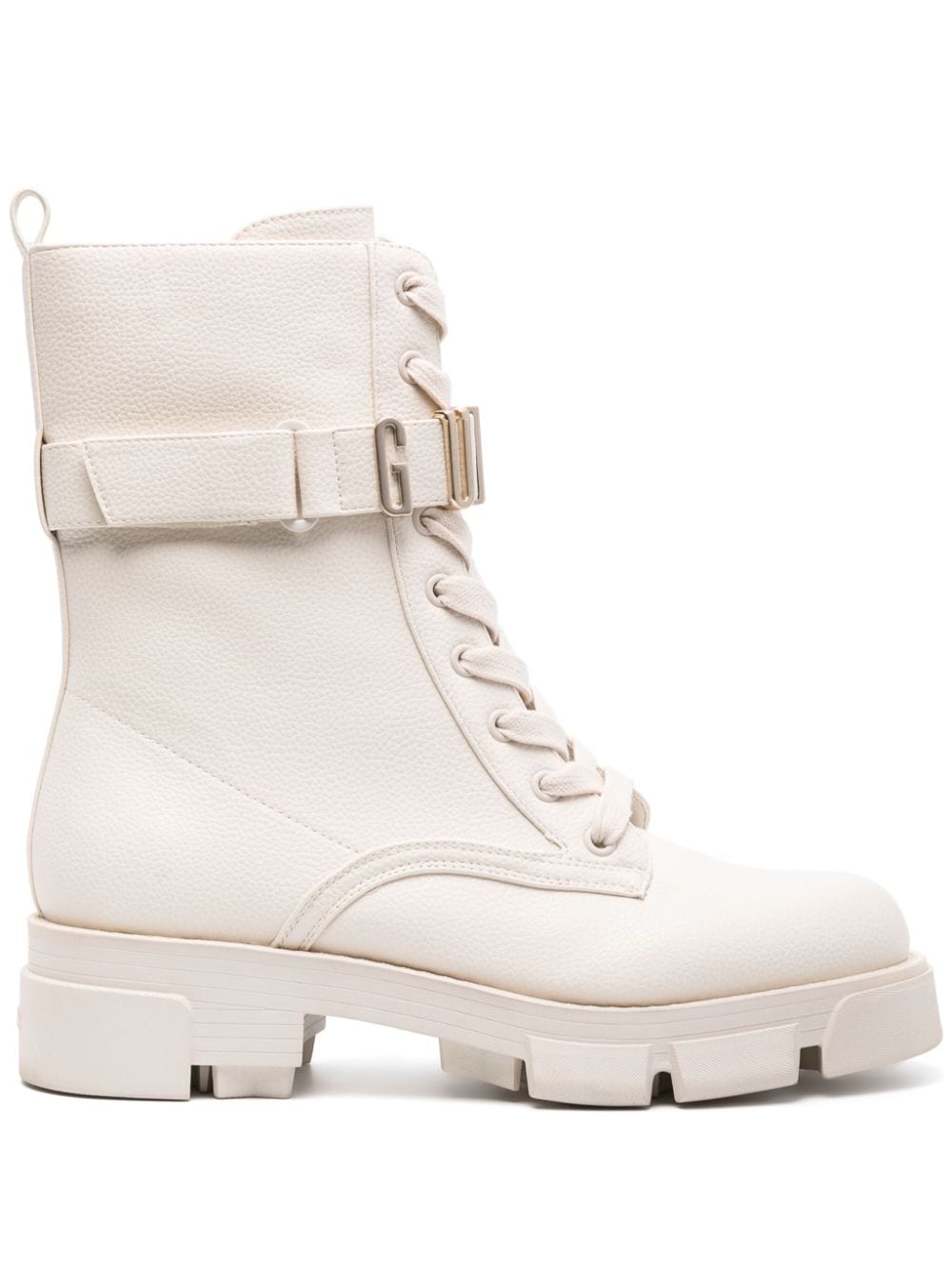 GUESS USA Madox logo-plaque boots - Neutrals von GUESS USA