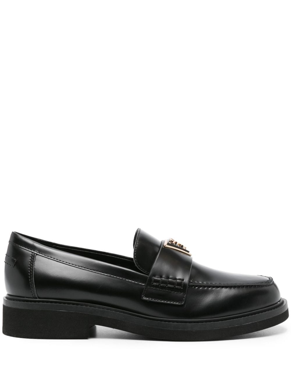 GUESS USA Shatha leather loafers - Black von GUESS USA