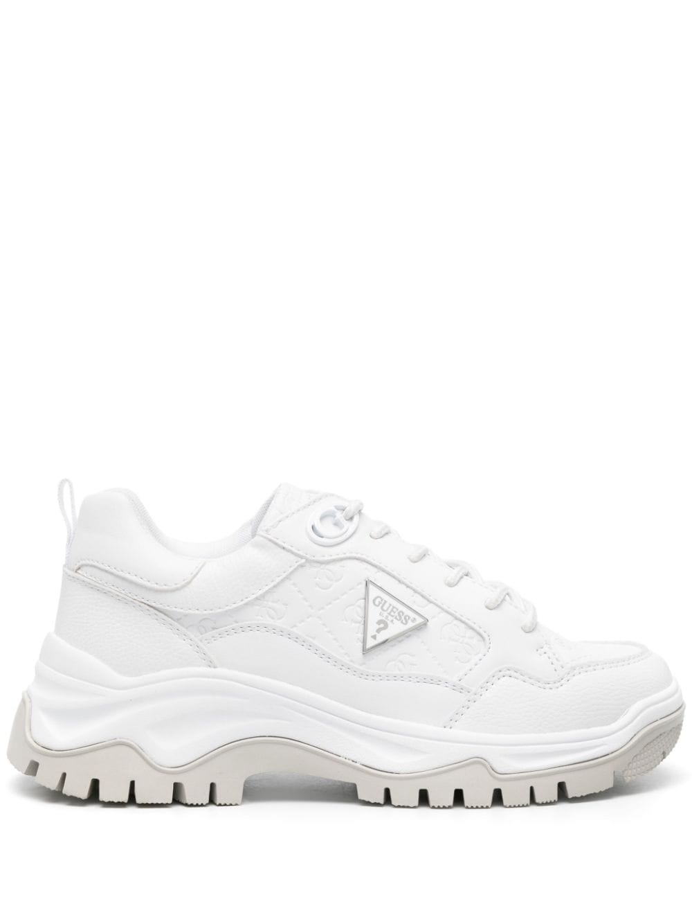 GUESS USA Zaylin panelled chunky sneakers - White von GUESS USA