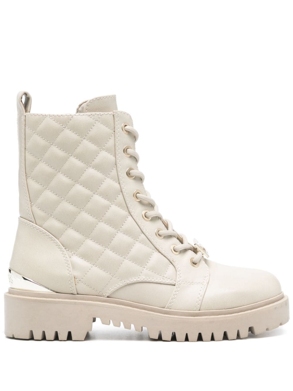 GUESS USA diamond-quilted ankle boots - Neutrals von GUESS USA