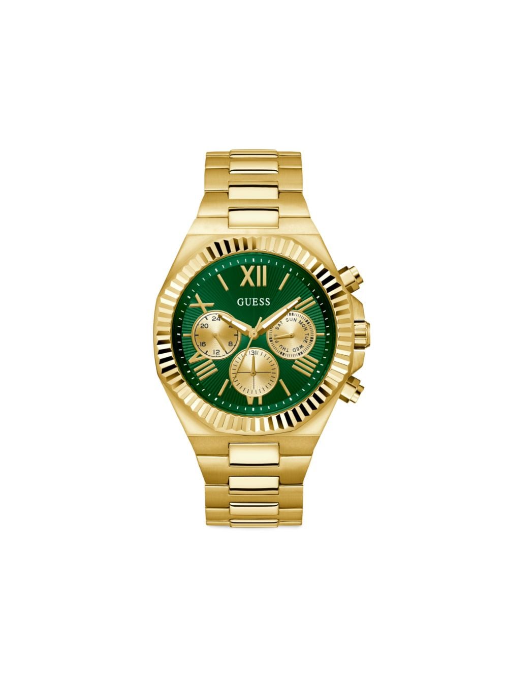 GUESS USA stainless steel chronograph 36mm - Green von GUESS USA