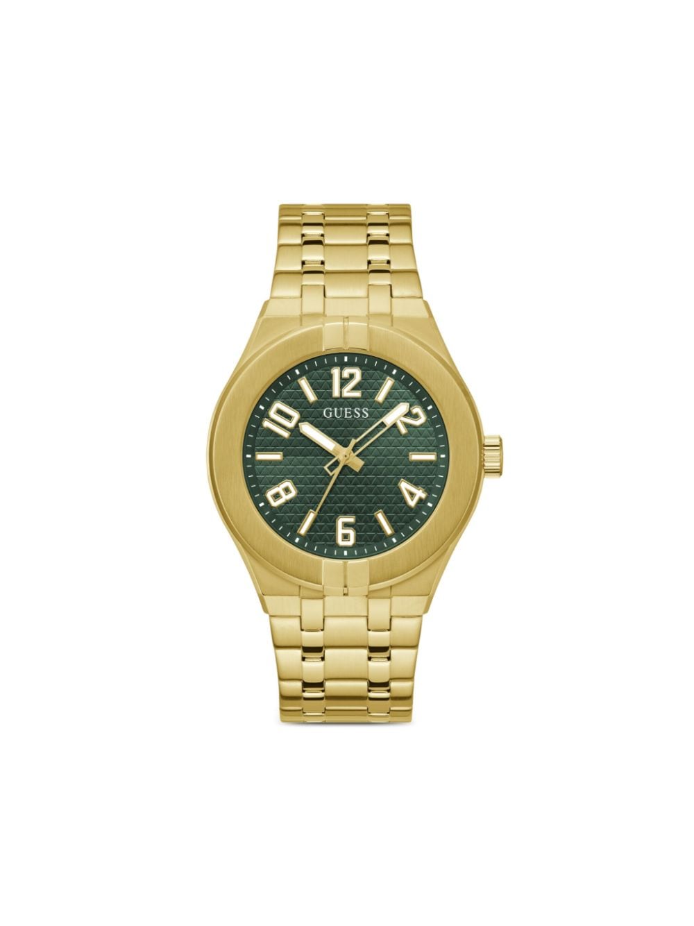 GUESS USA stainless steel manual-winding 44mm - Green von GUESS USA