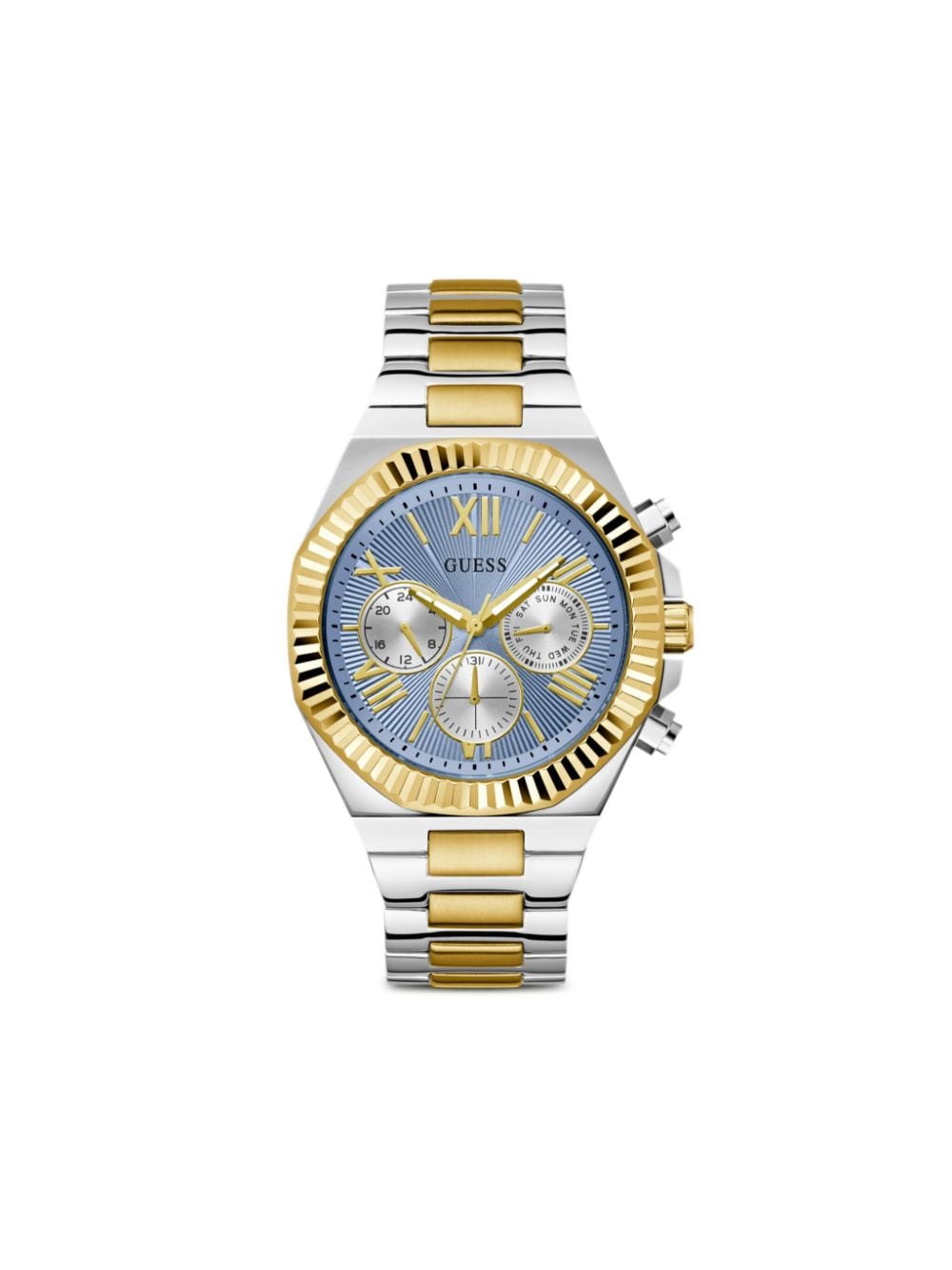 GUESS USA stainless steel quartz 44mm - Blue von GUESS USA