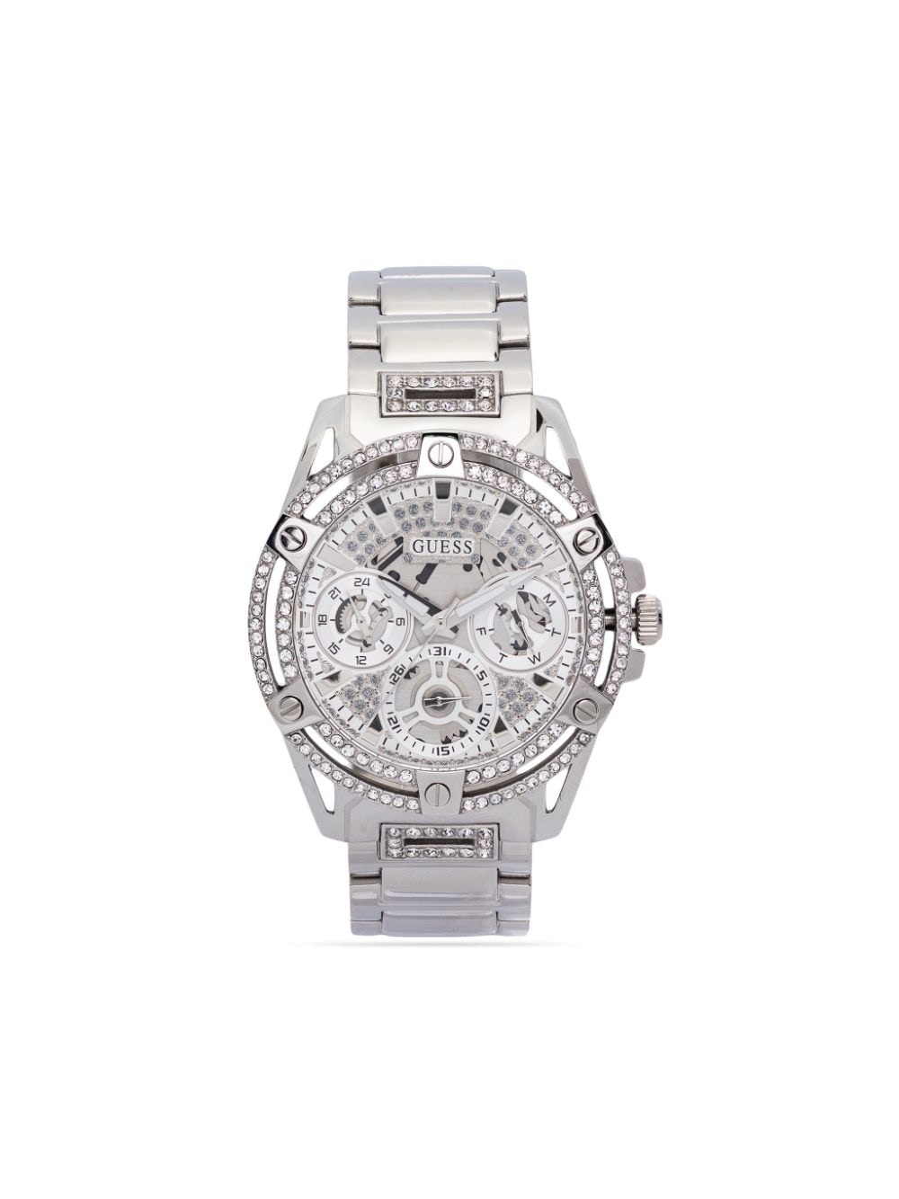 GUESS USA Queen quartz 42mm - Silver von GUESS USA