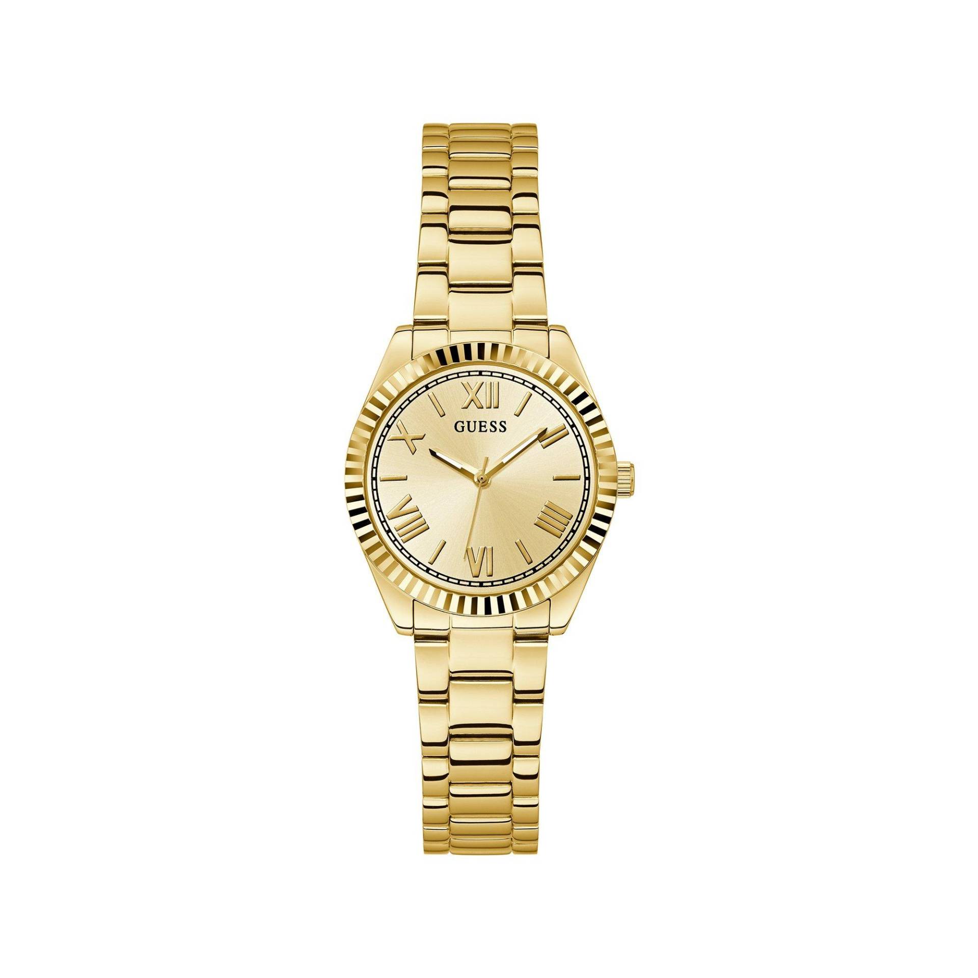 Analoguhr Damen Gold 30mm von GUESS