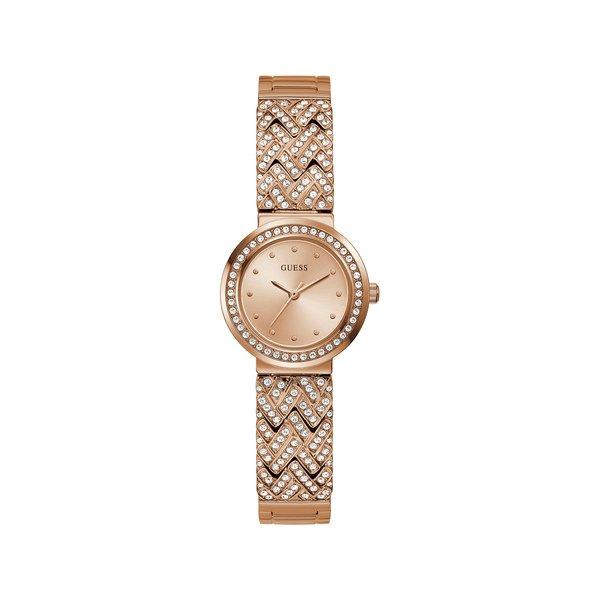 Analoguhr Damen Roségold 28mm von GUESS