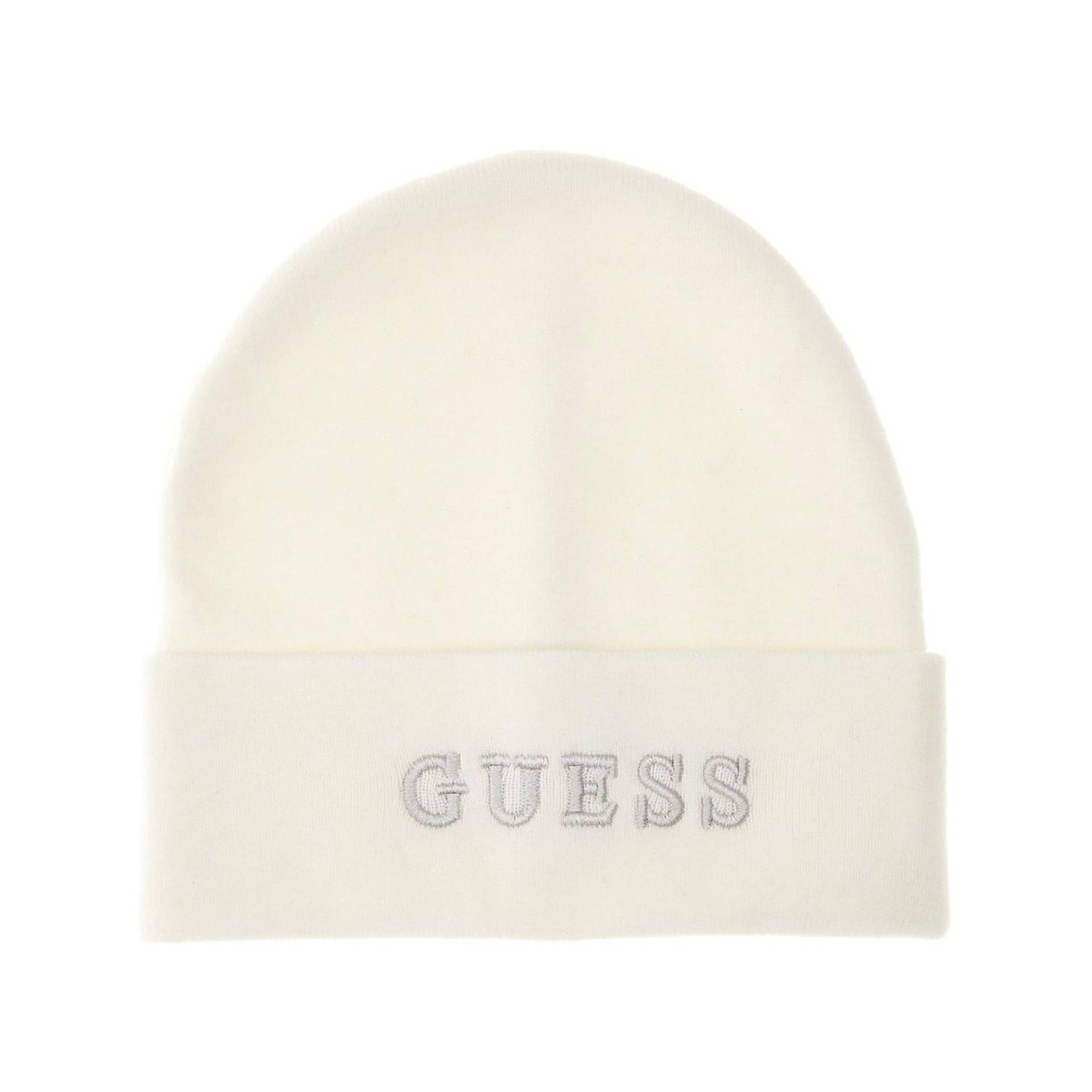 Beanie Damen Ecru L von GUESS