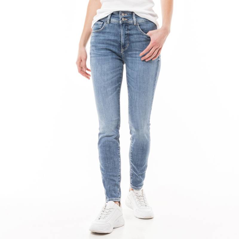 Jeans, Skinny Fit Damen Blau Denim 27 von GUESS