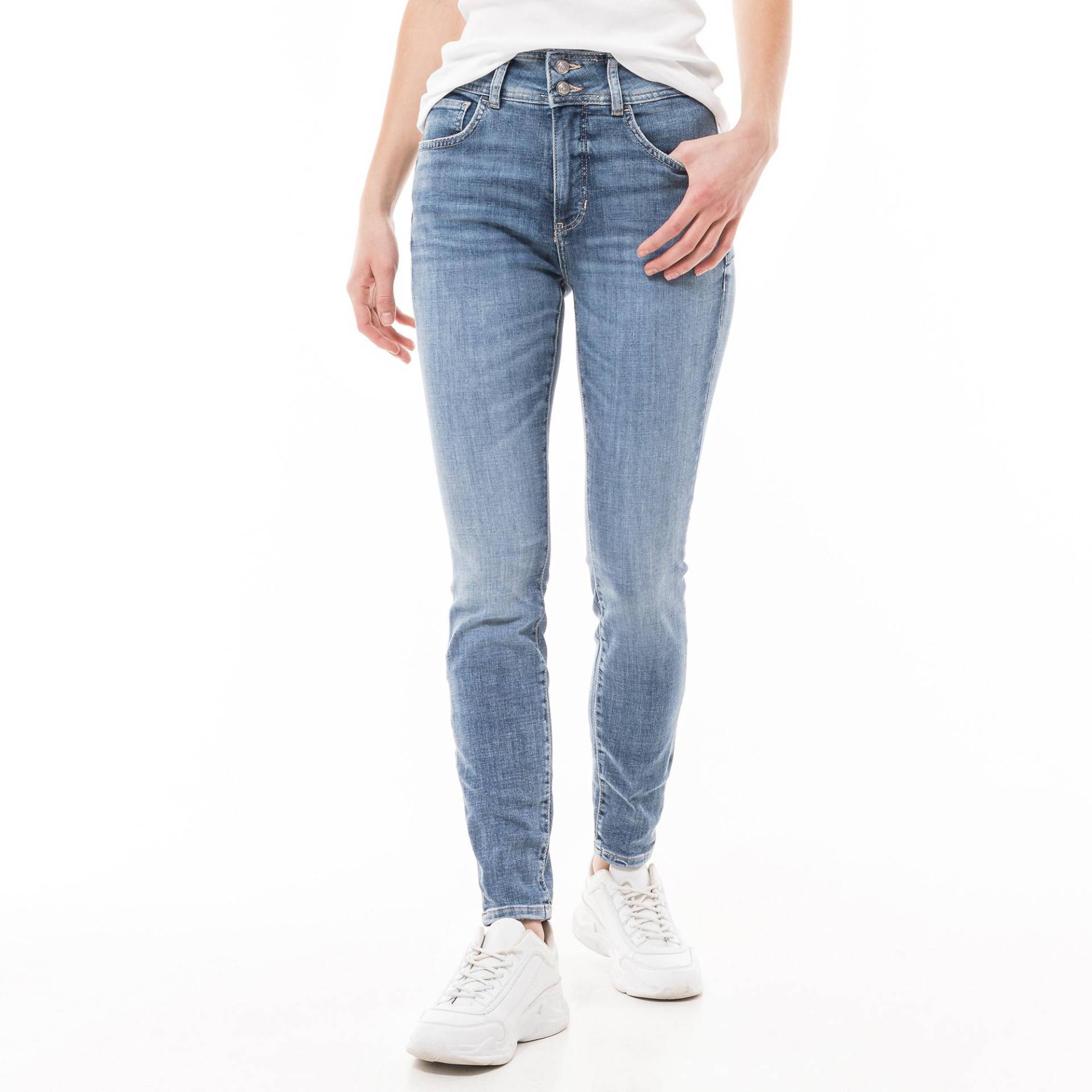 Jeans, Skinny Fit Damen Blau Denim 32 von GUESS