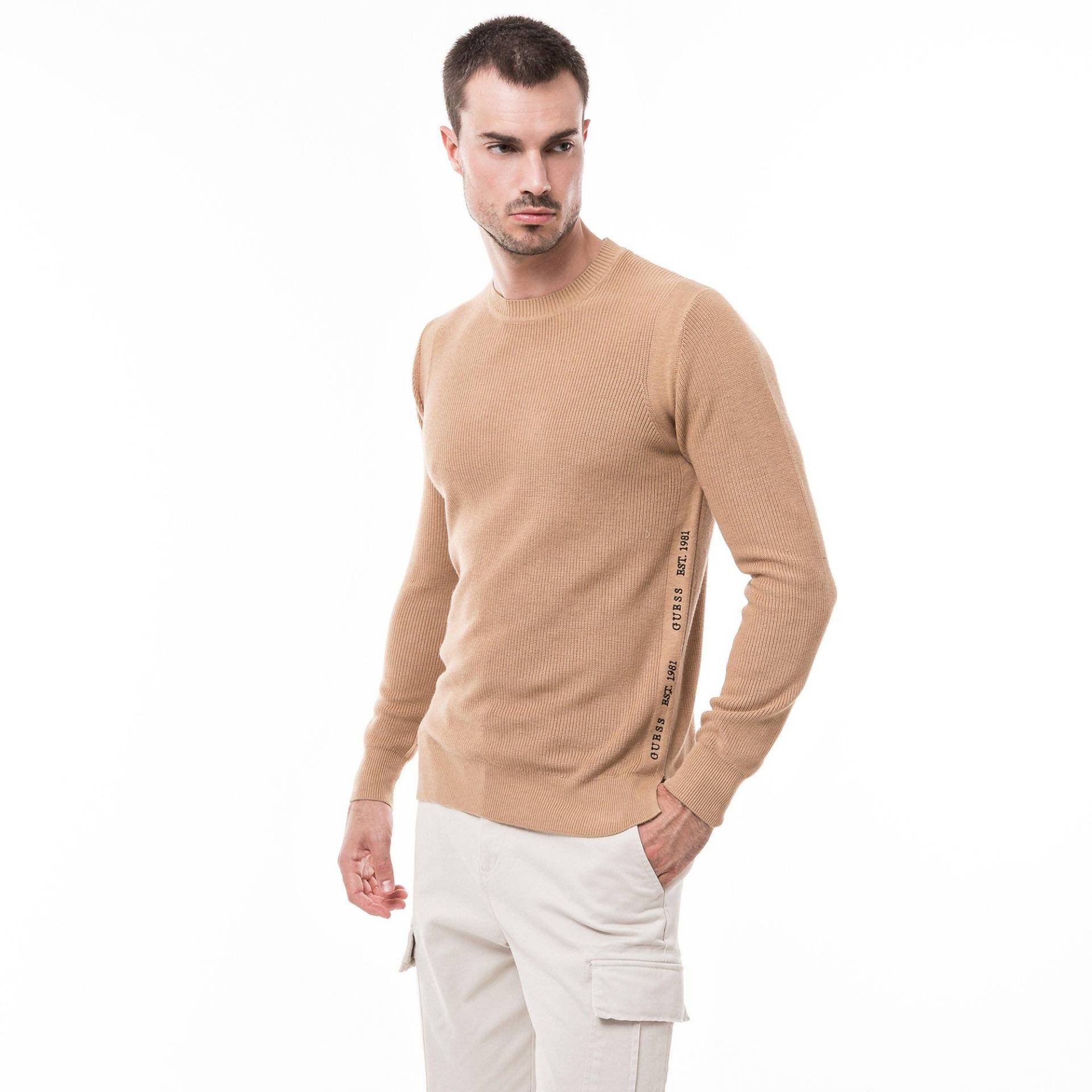 Pullover, Rundhals Herren Camel S von GUESS