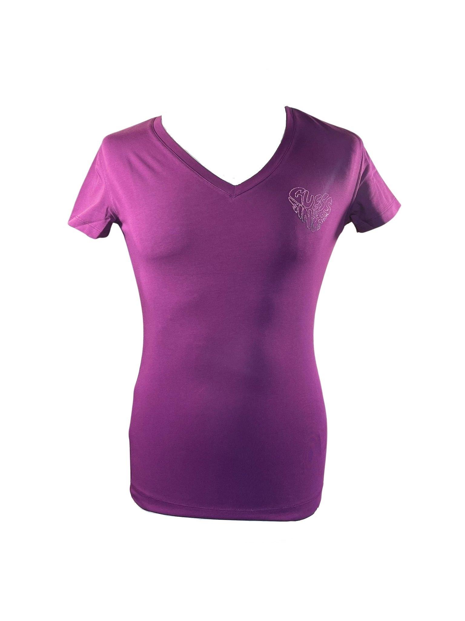 T-shirt Heart Damen  XS von GUESS