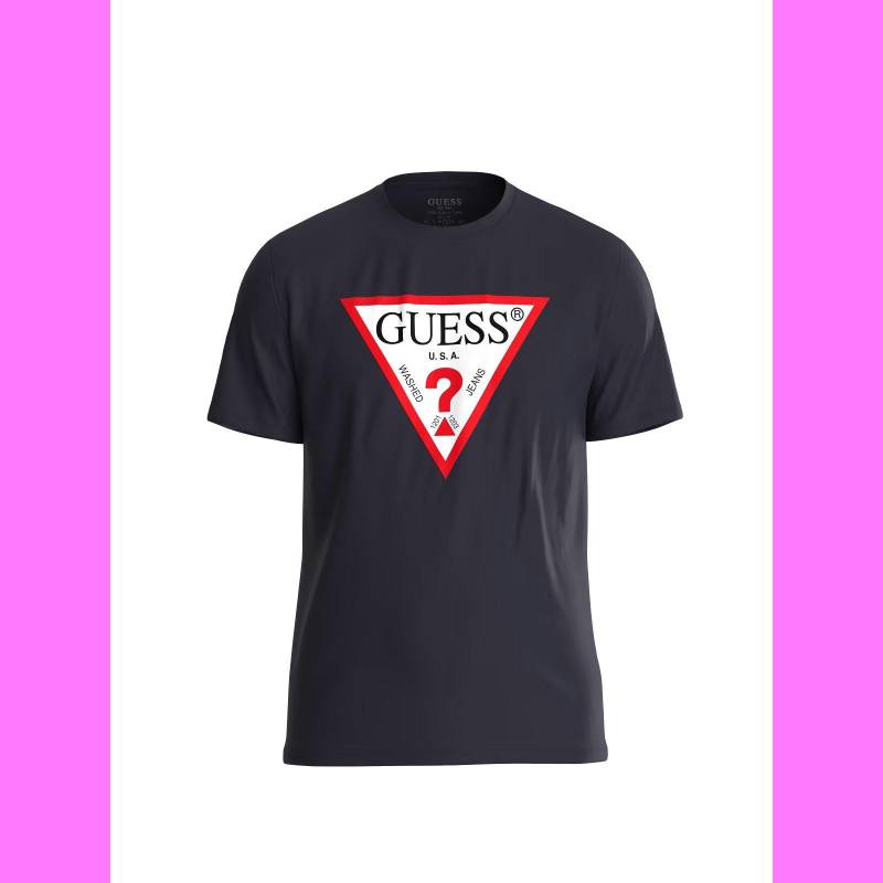 T-shirt Mit Logo Und Rundhalsausschnitt Cn Original Herren  XL von GUESS