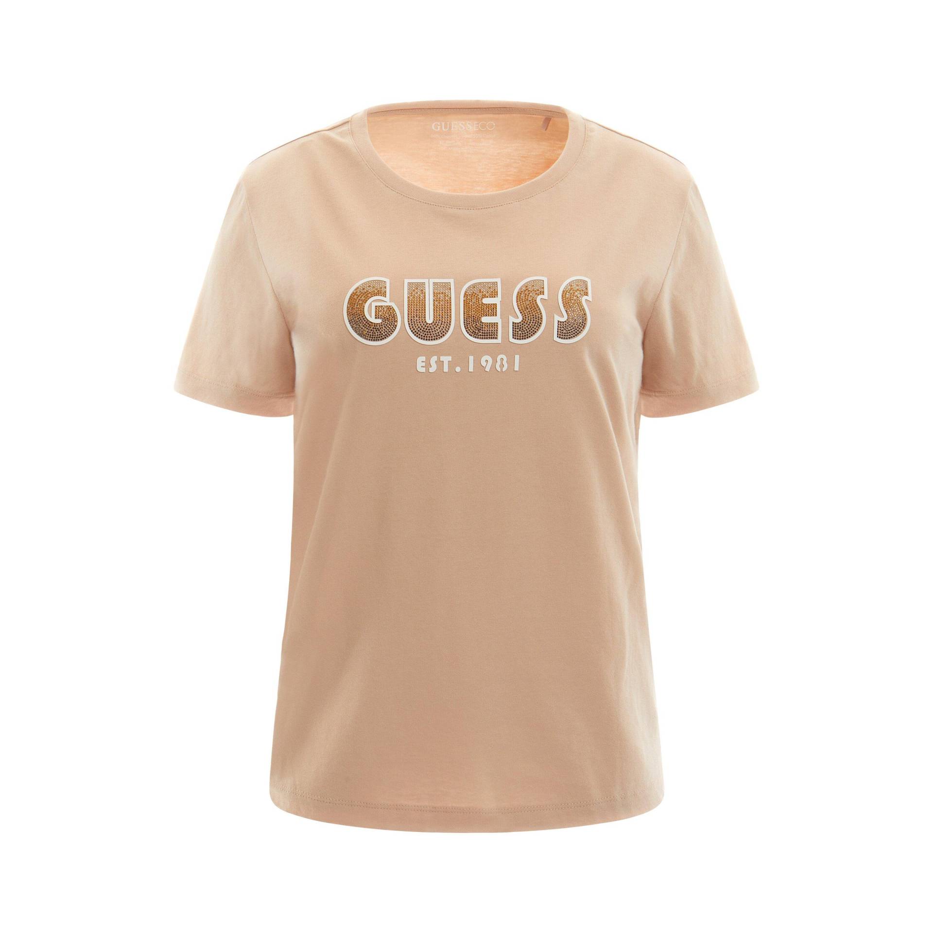 T-shirt Shaded Logo Damen  XS von GUESS
