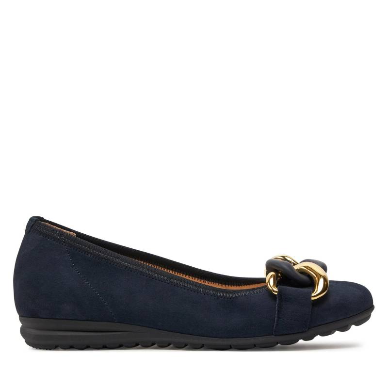 Ballerinas Gabor 42.625.46 Dk-Blue (Uni+Gold) 46 von Gabor