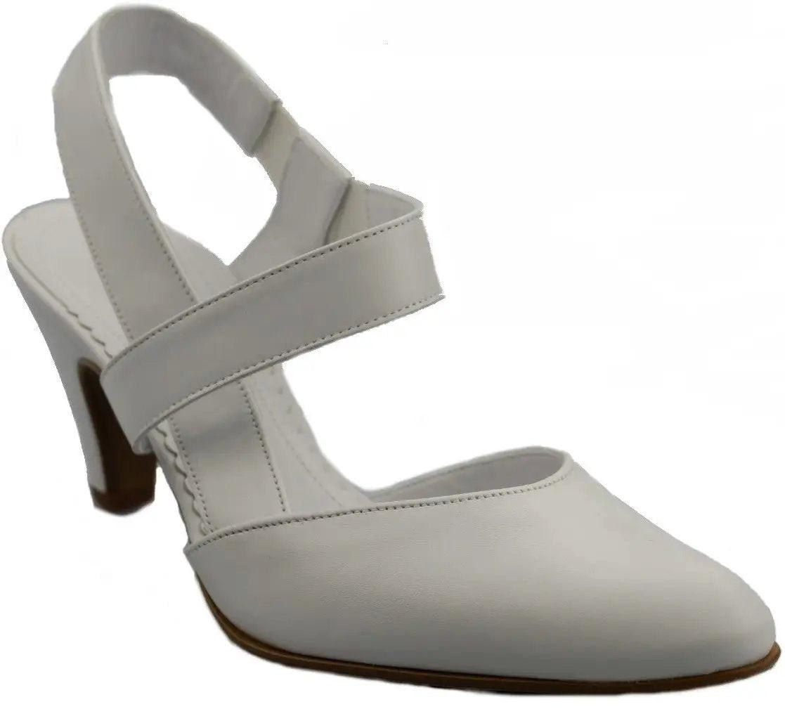 61.571.21 - Leder Pump Damen Weiss 37.5 von Gabor