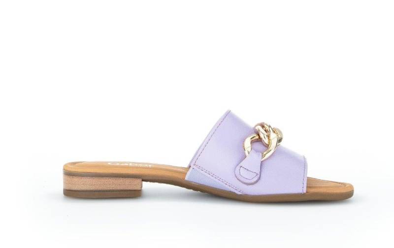 82.791.29 - Leder Sandale Damen Violett 40.5 von Gabor