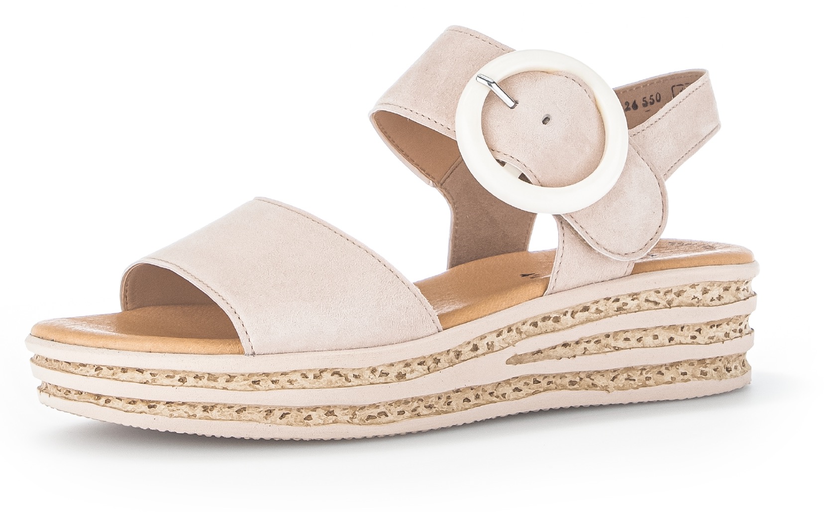 Gabor Keilsandalette, Keilabsatz, Sommerschuh, Sandale mit trendigem Zierschnalle von Gabor