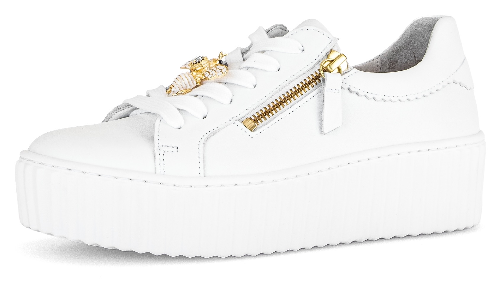 Gabor Plateausneaker, Freizeitschuh, Halbschuh, Schnürschuh mit modischem Schmuckelement Gabor Plateausneaker, Freizeitschuh, Halbschuh, Schnürschuh mit modischem Schmuckelement von Gabor