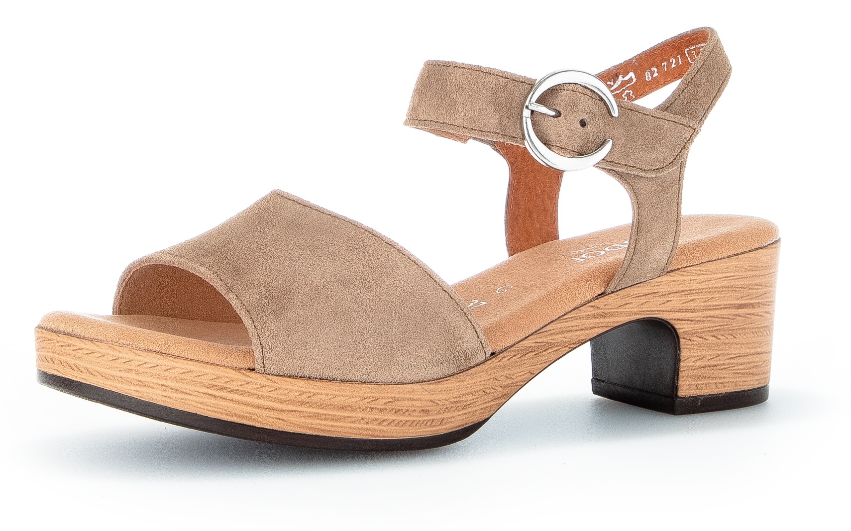Gabor Sandalette »KRETA«, Blockabsatz, Sommerschuh, Riemchensandale mit Glitterdruck, Weite G von Gabor