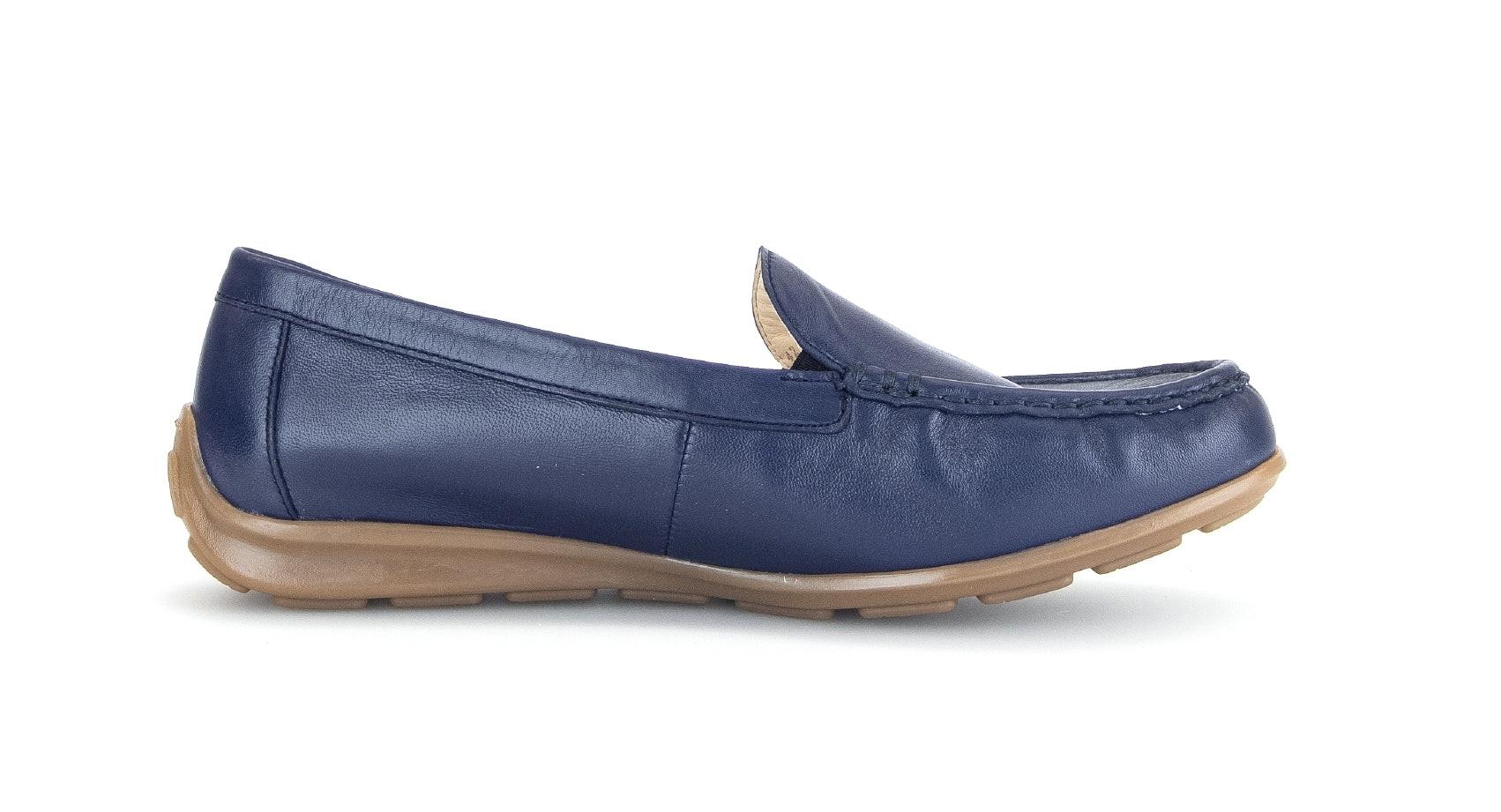 Leder Loafer Damen Blau 38.5 von Gabor