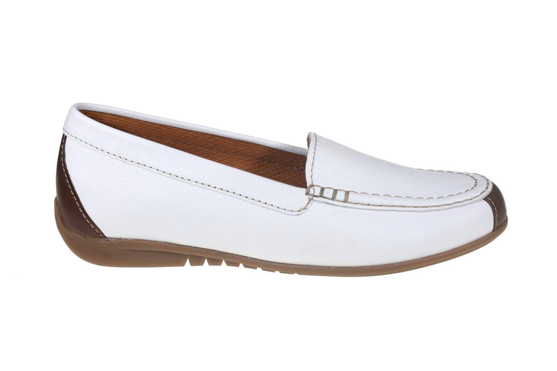 Leder Loafer Damen Weiss 38.5 von Gabor