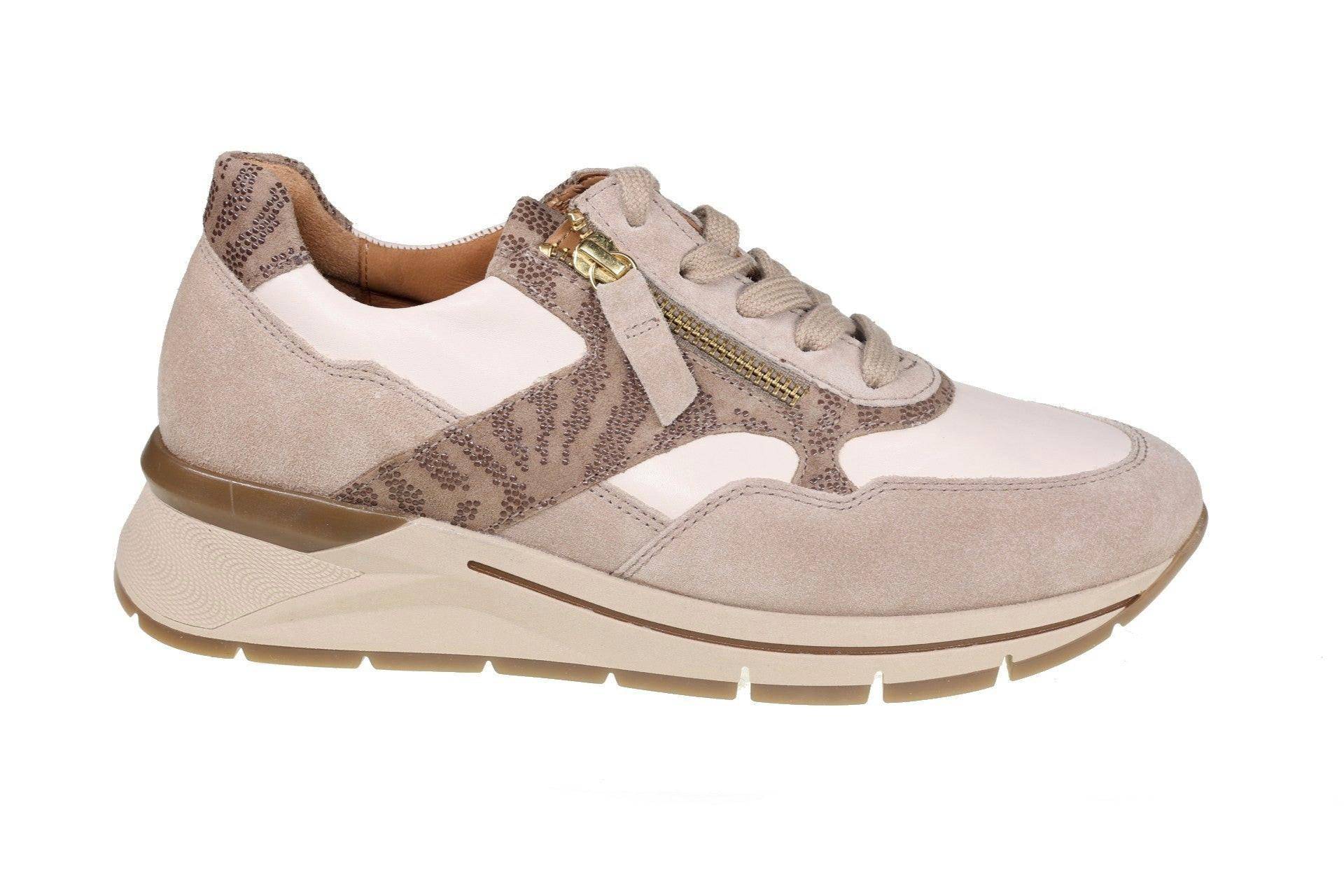 Leder Sneaker Damen Beige 40 von Gabor