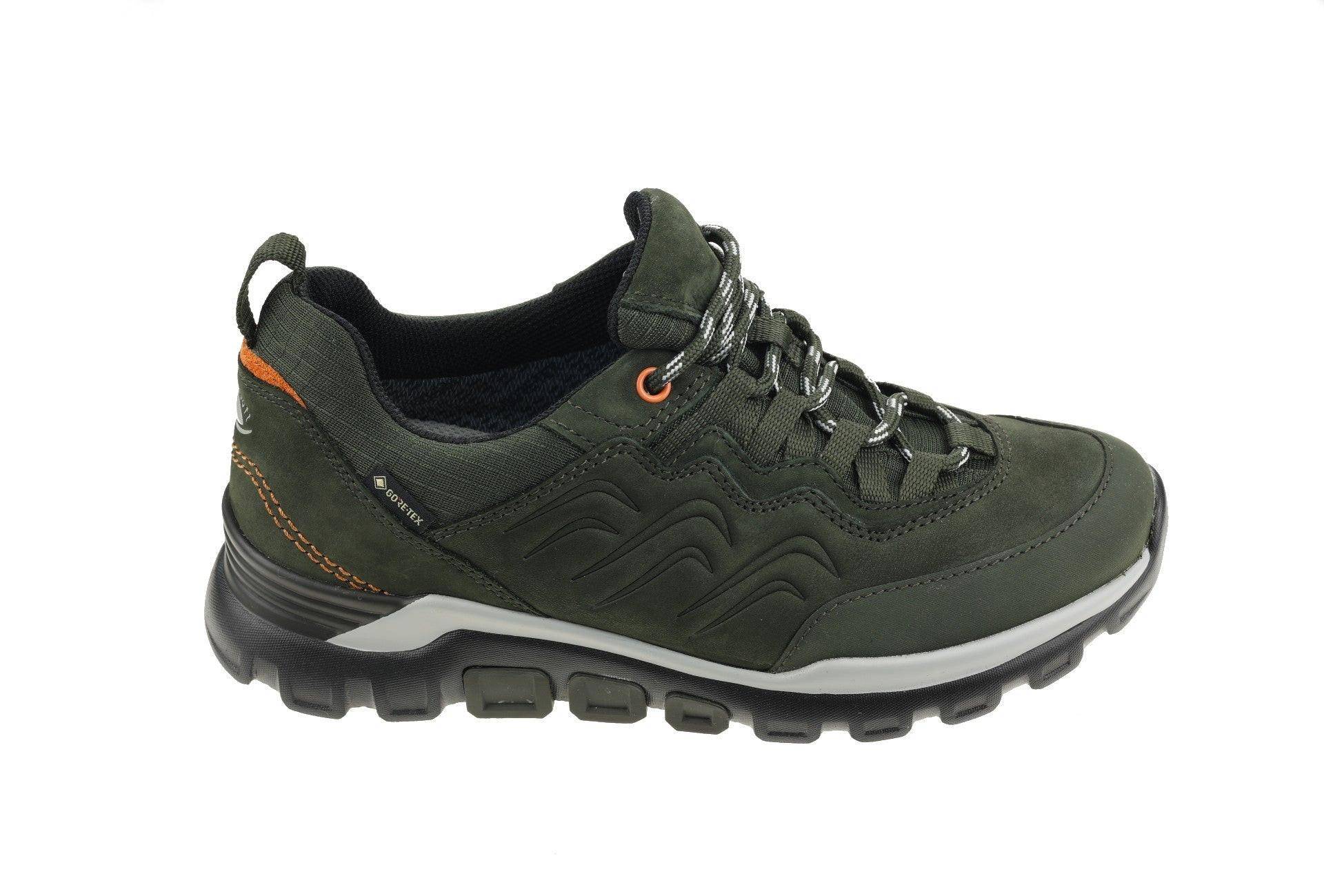 Nubuk Sneaker Damen Grün 38.5 von Gabor