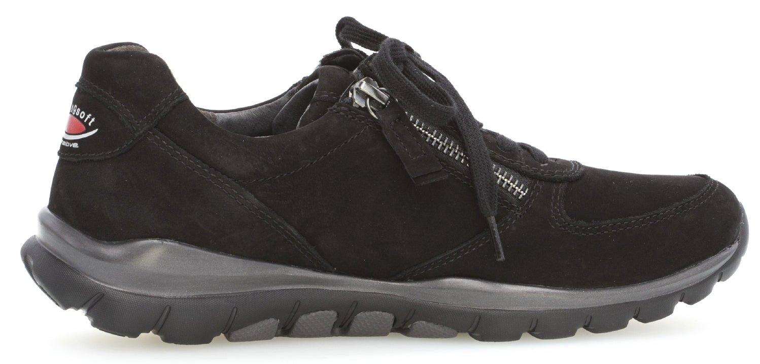 - Nubuk Wandersneaker Damen Schwarz 37 von Gabor