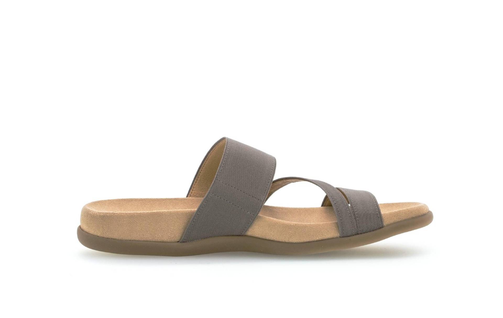 Synthetik Flip Flop Damen Grau 42 von Gabor