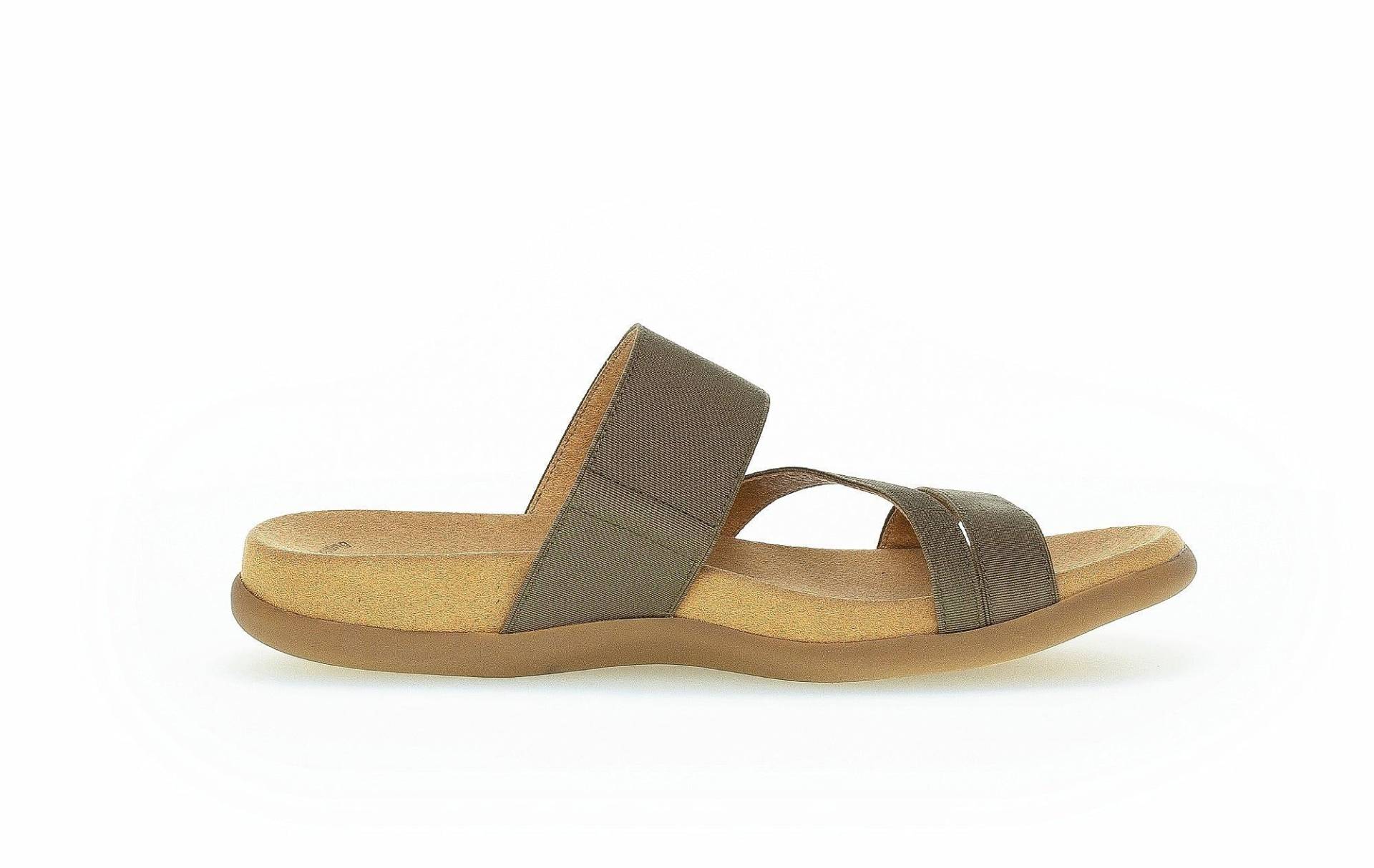 Synthetik Flip Flop Damen Grün 44 von Gabor