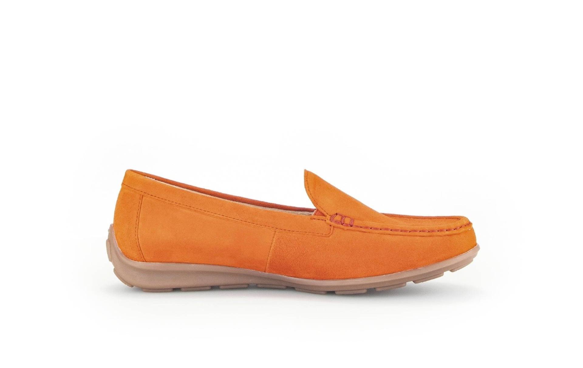 Wildleder Loafer Damen Orange 38.5 von Gabor