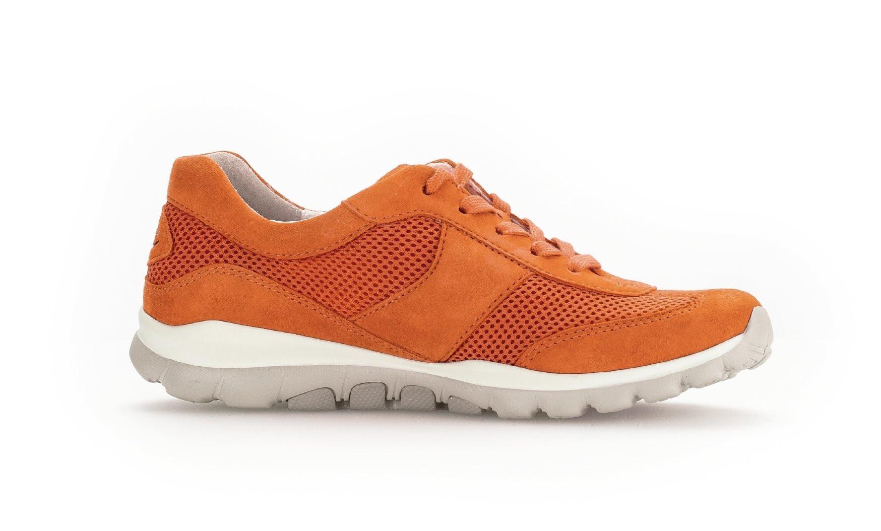 Wildleder Sneaker Damen Orange 38 von Gabor