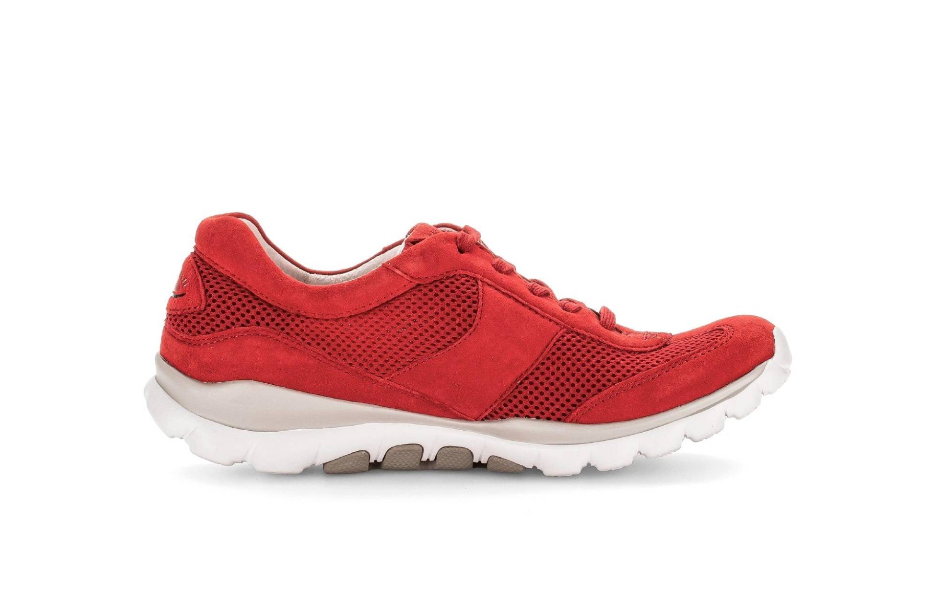 Wildleder Sneaker Damen Rot 42 von Gabor