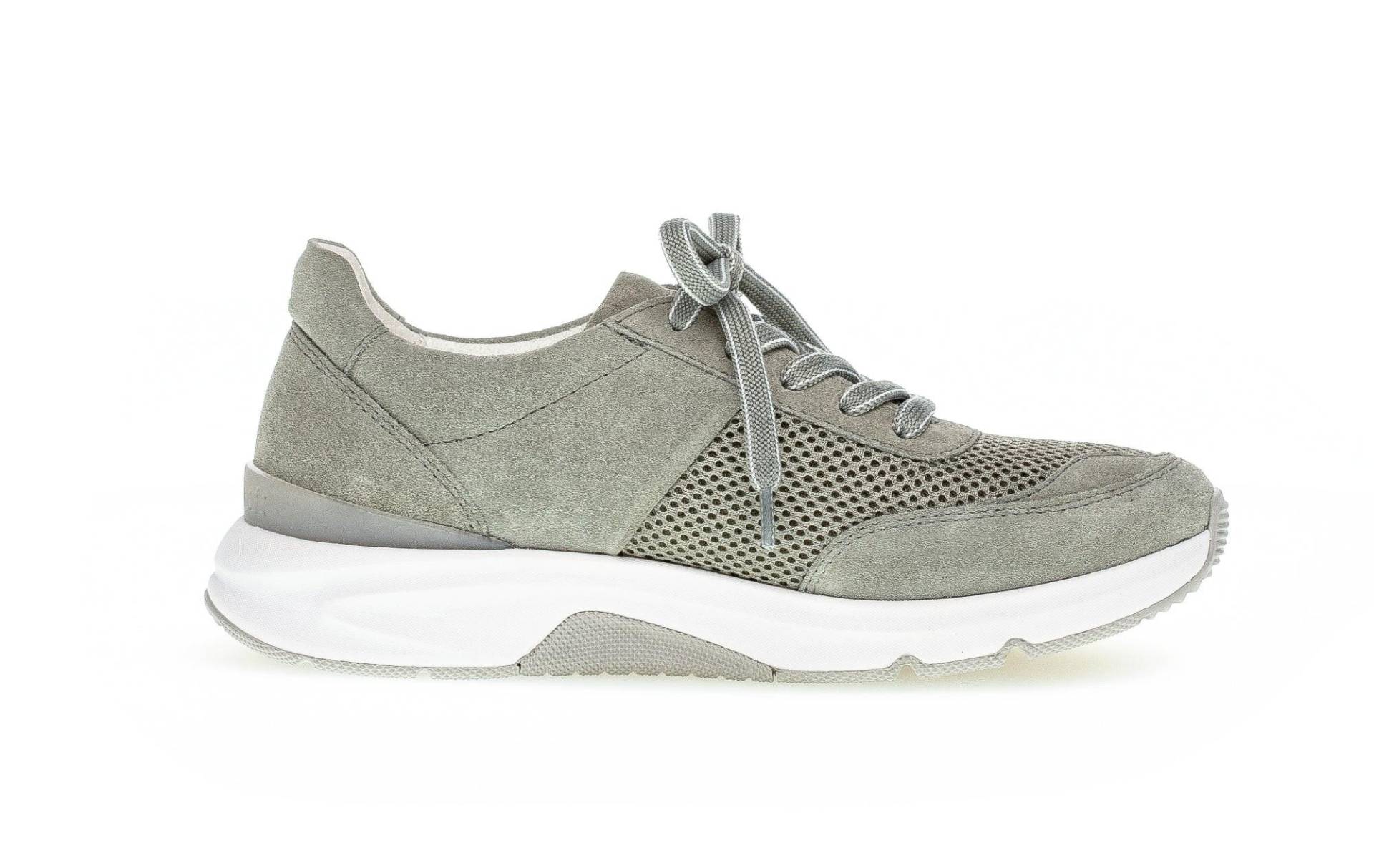 Wildleder Wandersneaker Damen Grün 40.5 von Gabor