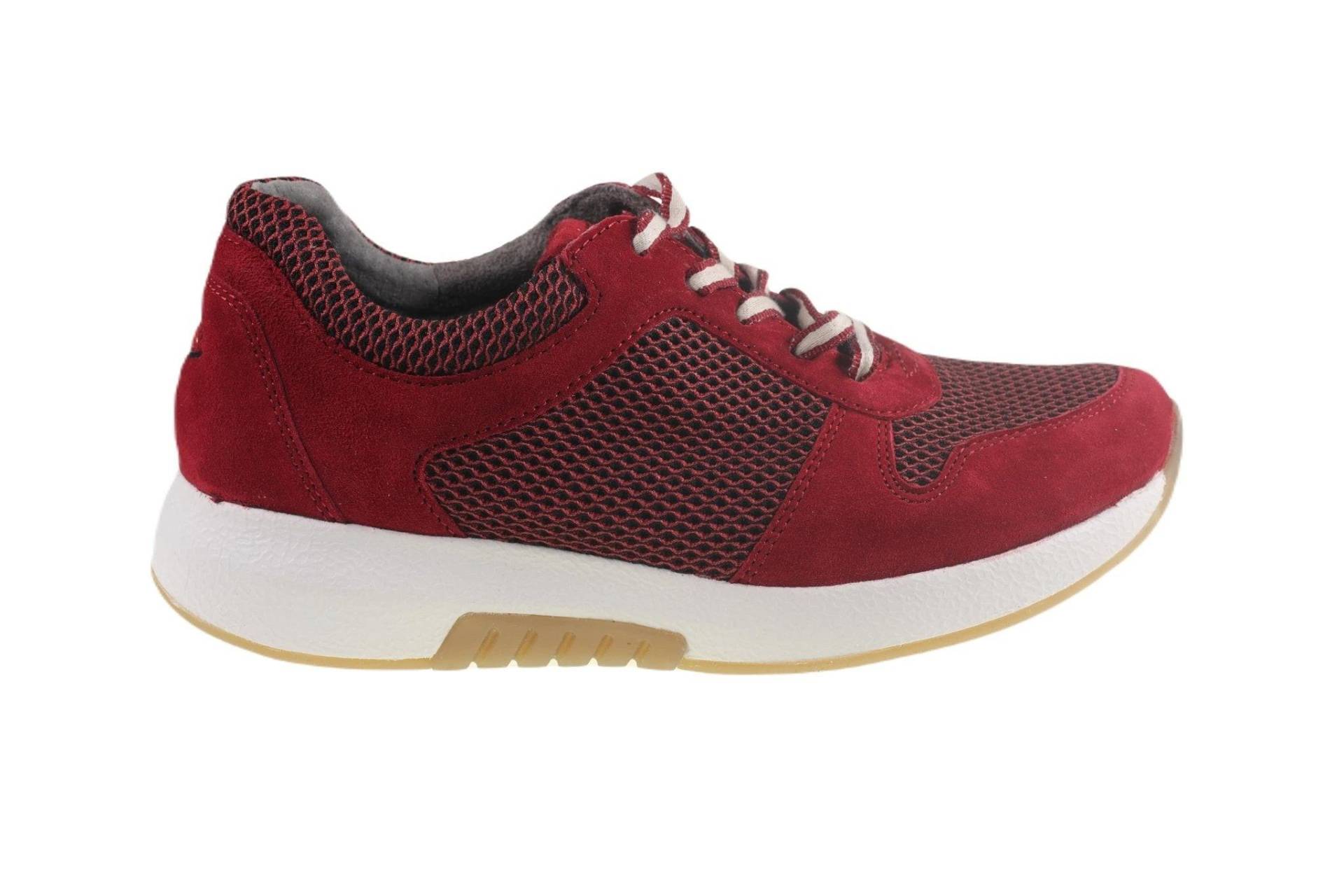 Wildleder Wandersneaker Damen Rot 41 von Gabor