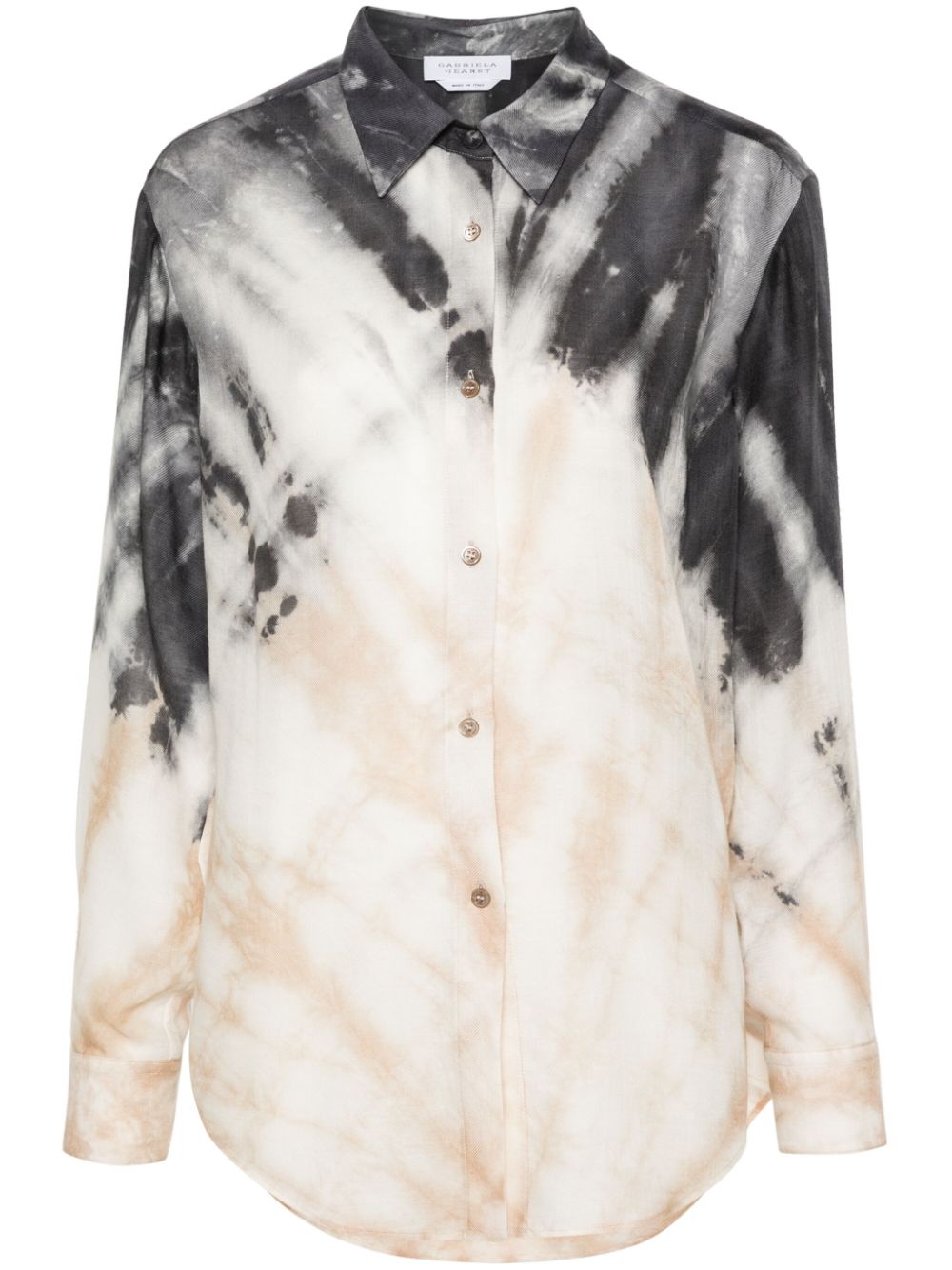 Gabriela Hearst Ferrara tie-dye shirt - Neutrals von Gabriela Hearst