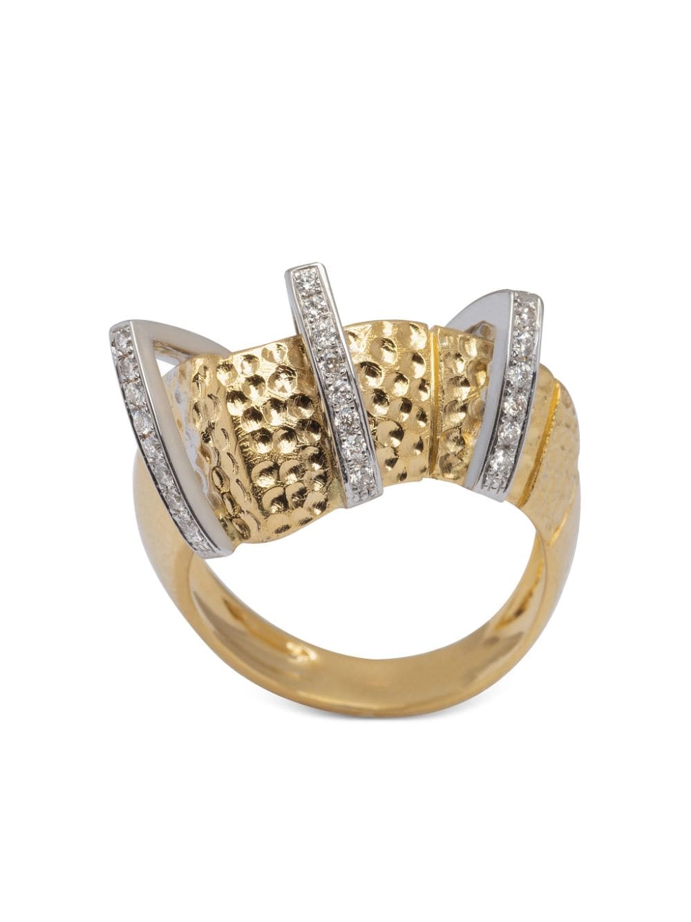 Gaelle Khouri 18kt yellow gold Accord diamond ring von Gaelle Khouri