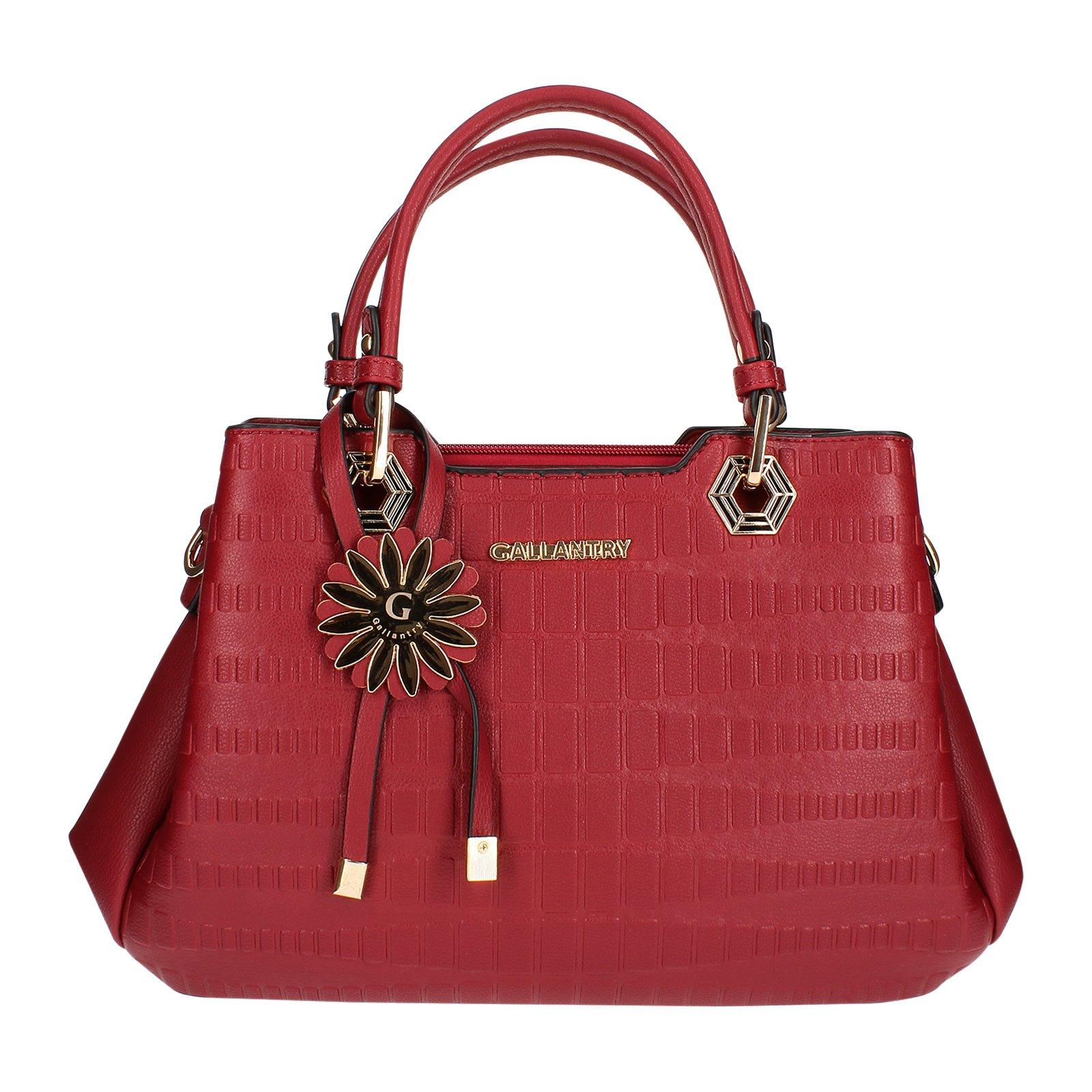 Geometrische Handtasche Damen Rot ONE SIZE von Gallantry