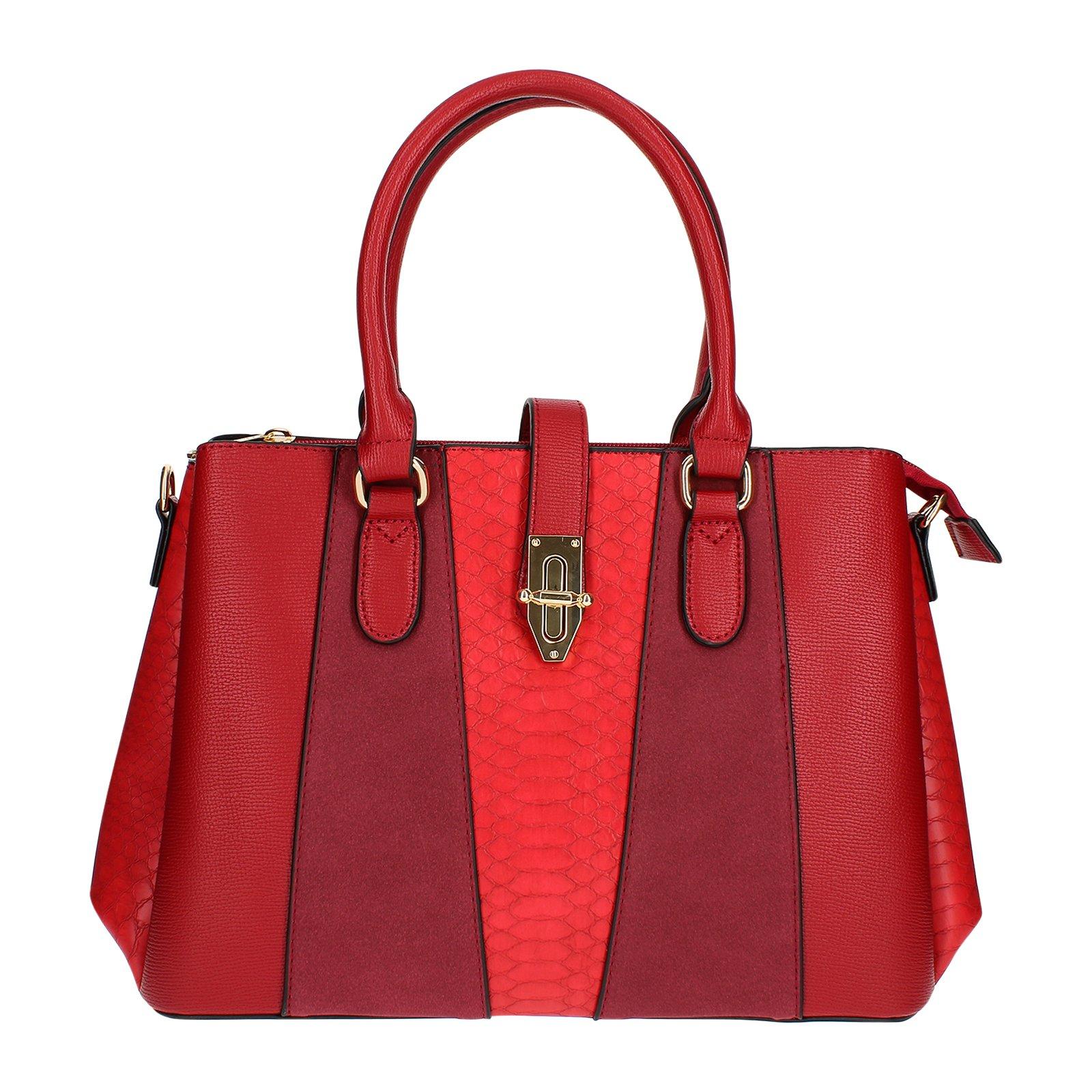 Gold Buckle Handtasche Damen Rot ONE SIZE von Gallantry