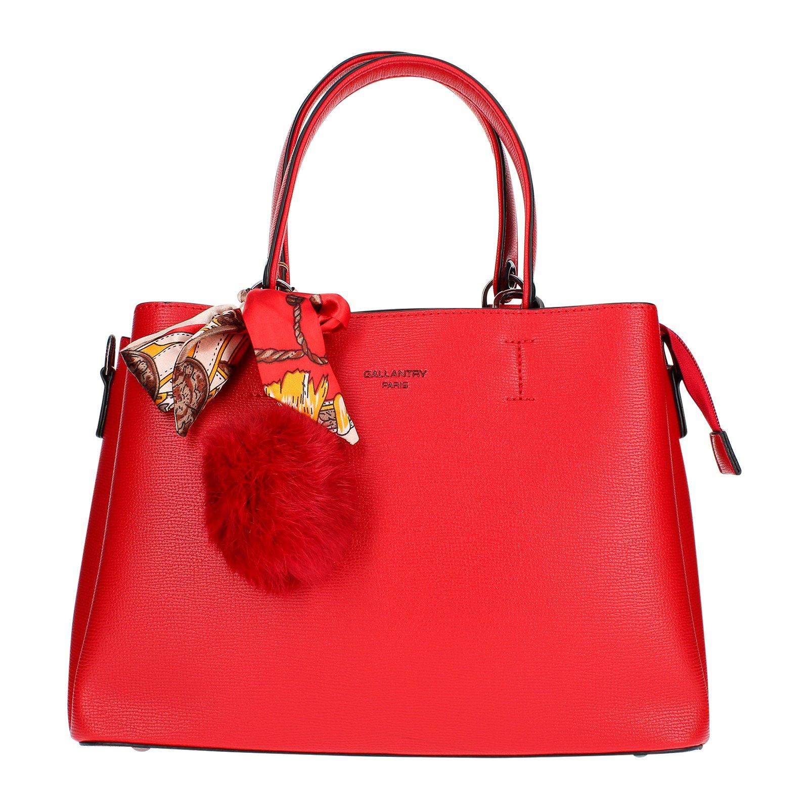 Pompon Handtasche Damen Rot ONE SIZE von Gallantry